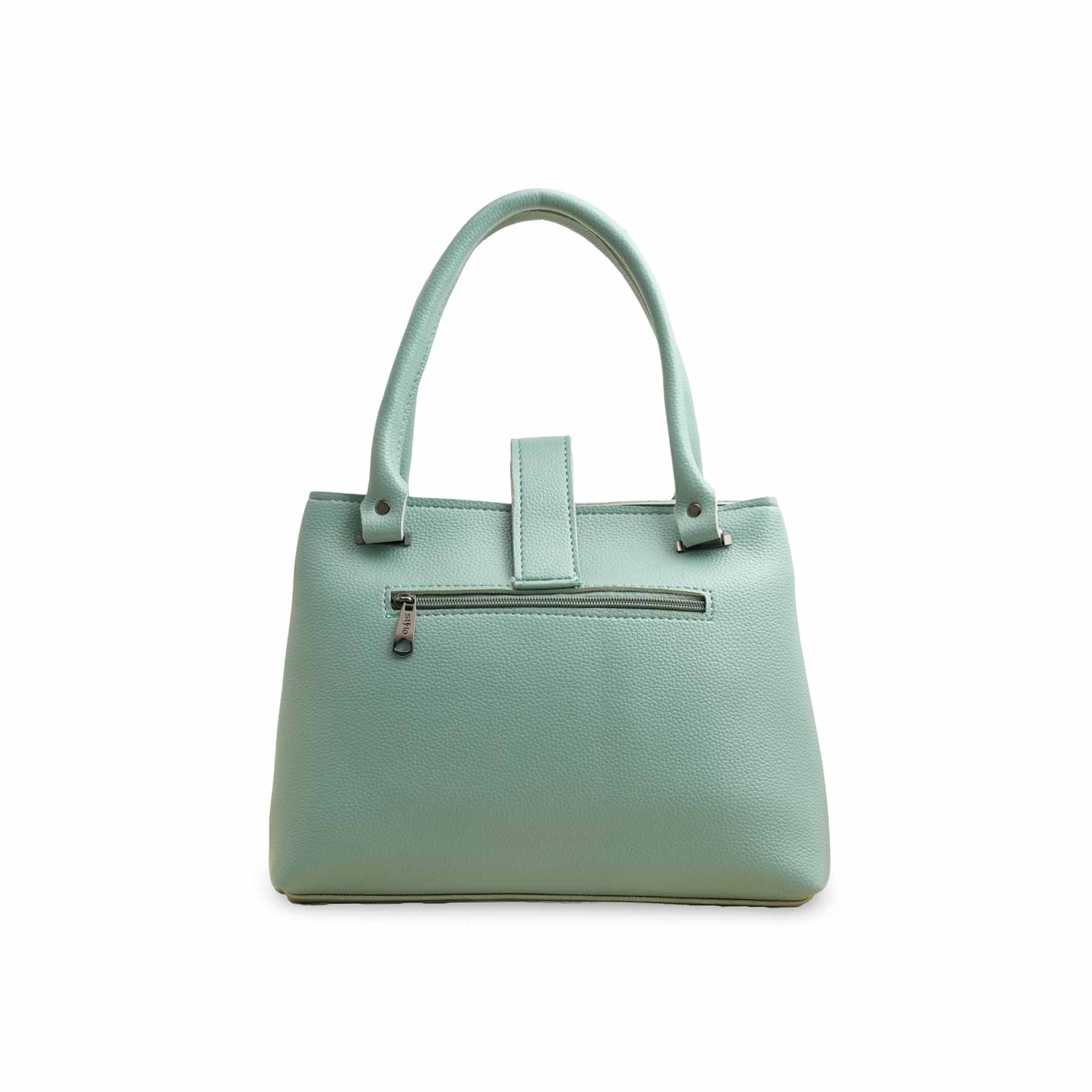 Sky Blue Formal Hand Bag P56240 - Image 4