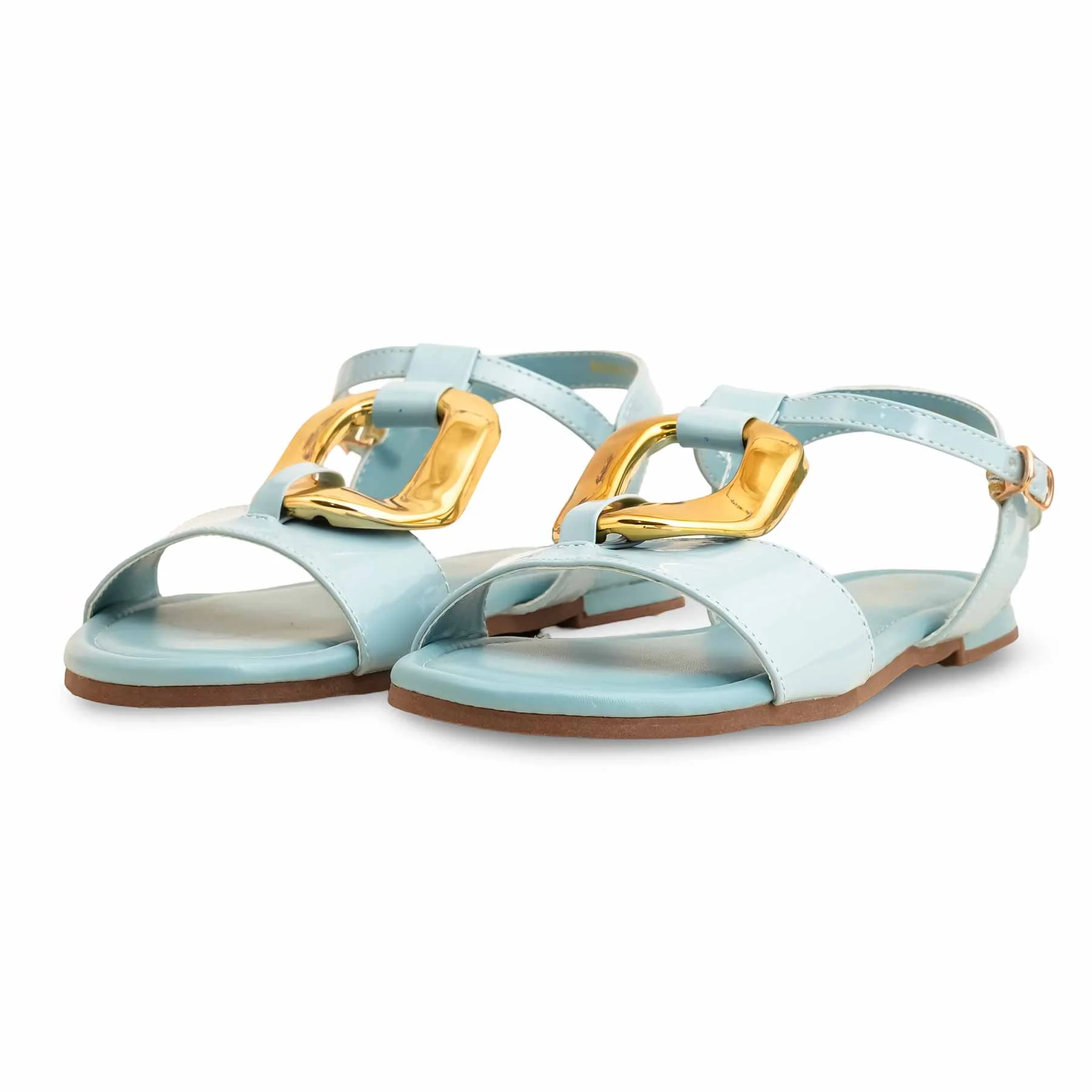 Sky Blue Formal Sandal For Ladies FR5404 - Image 3