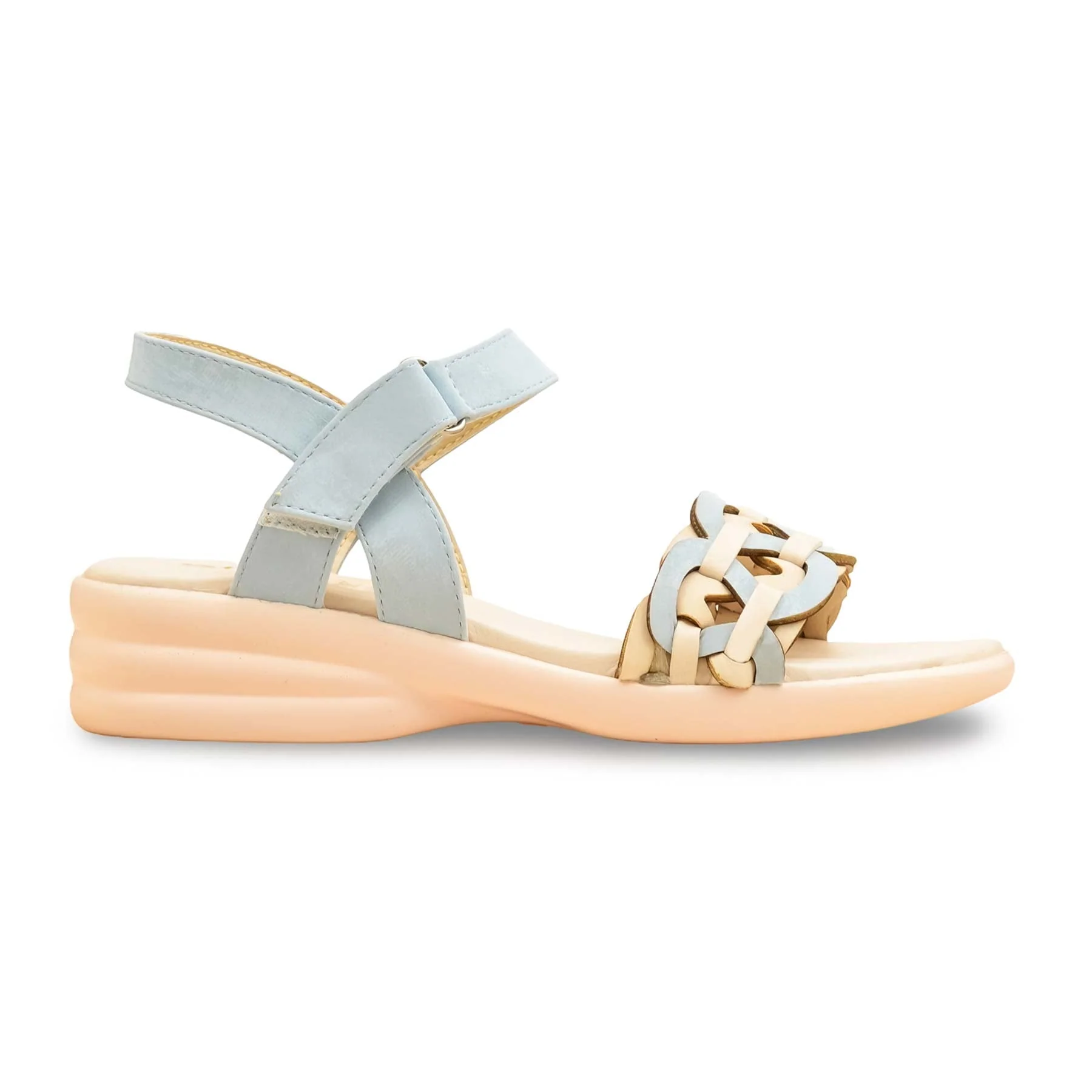 Sky Blue Formal Sandal For Ladies PU0612 - Image 2