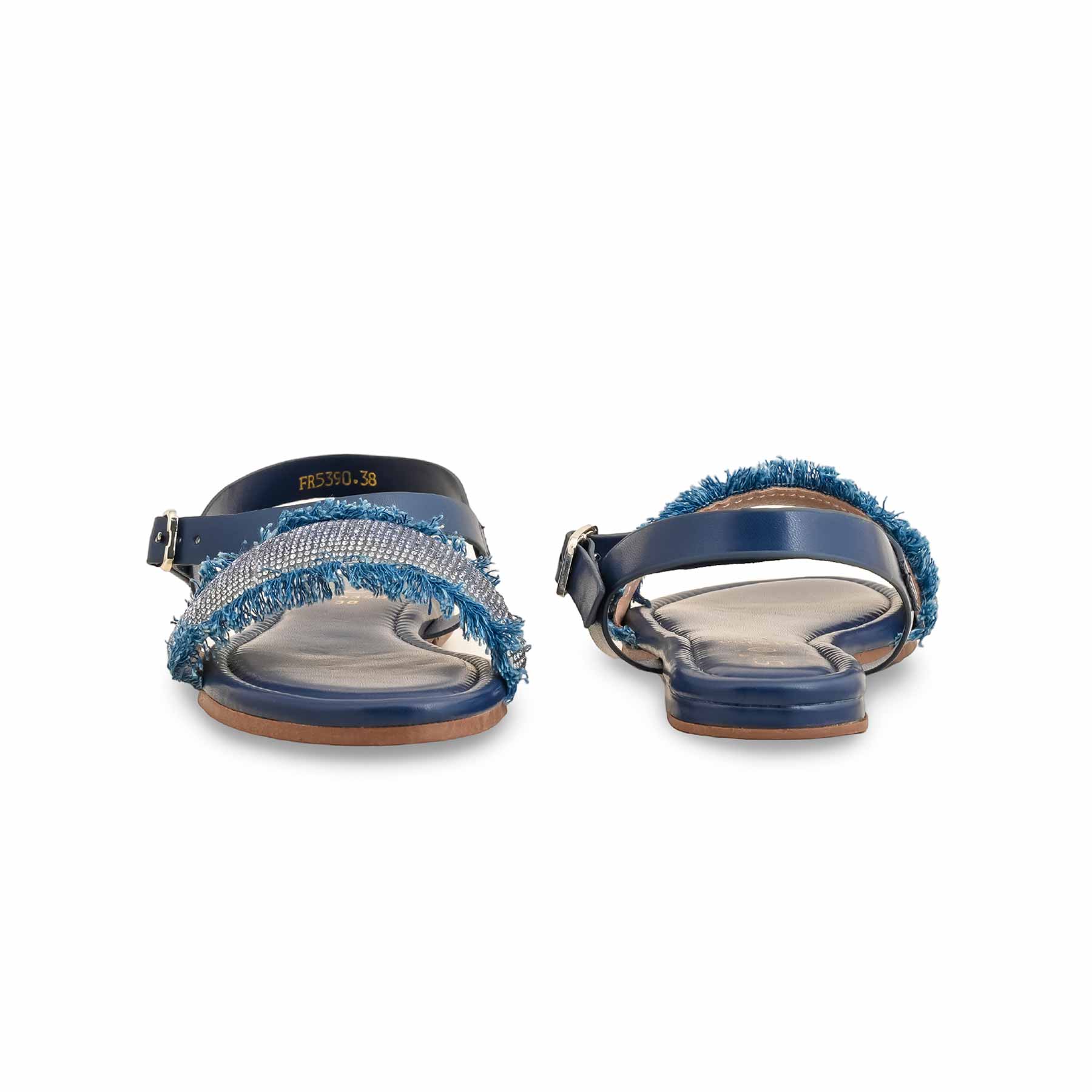 Sky Blue Formal Sandal For Women FR5390 - Image 4