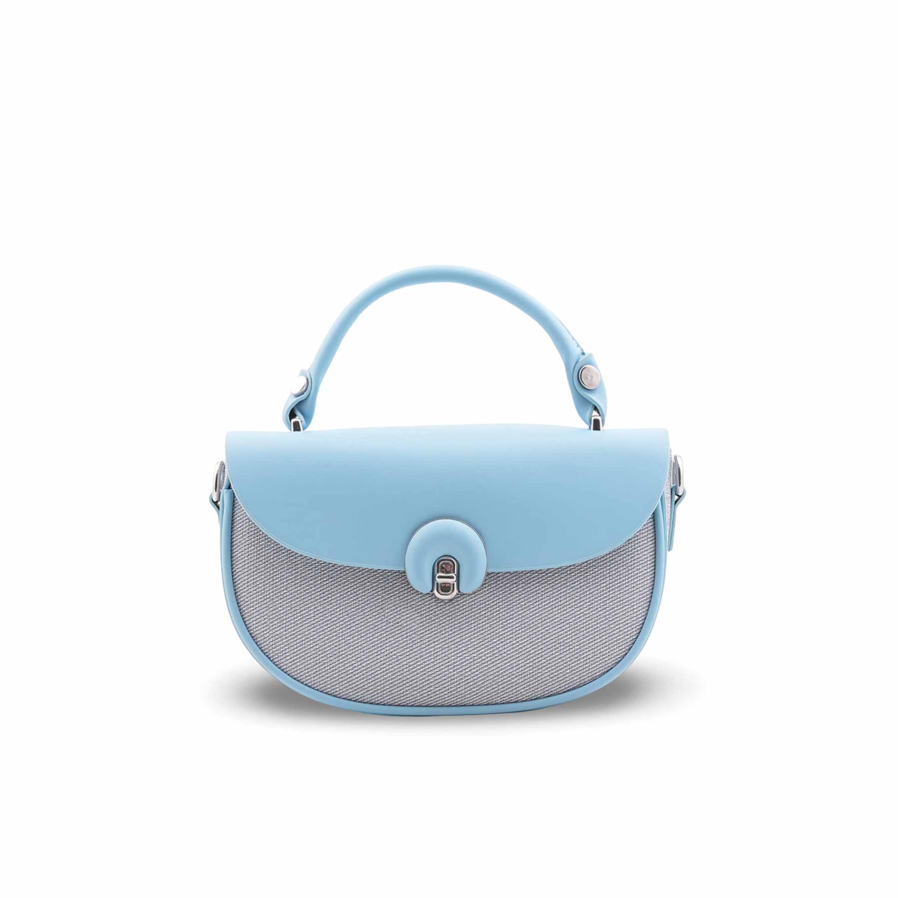 Sky Blue Formal Shoulder Bag For Women P36458 - Image 2