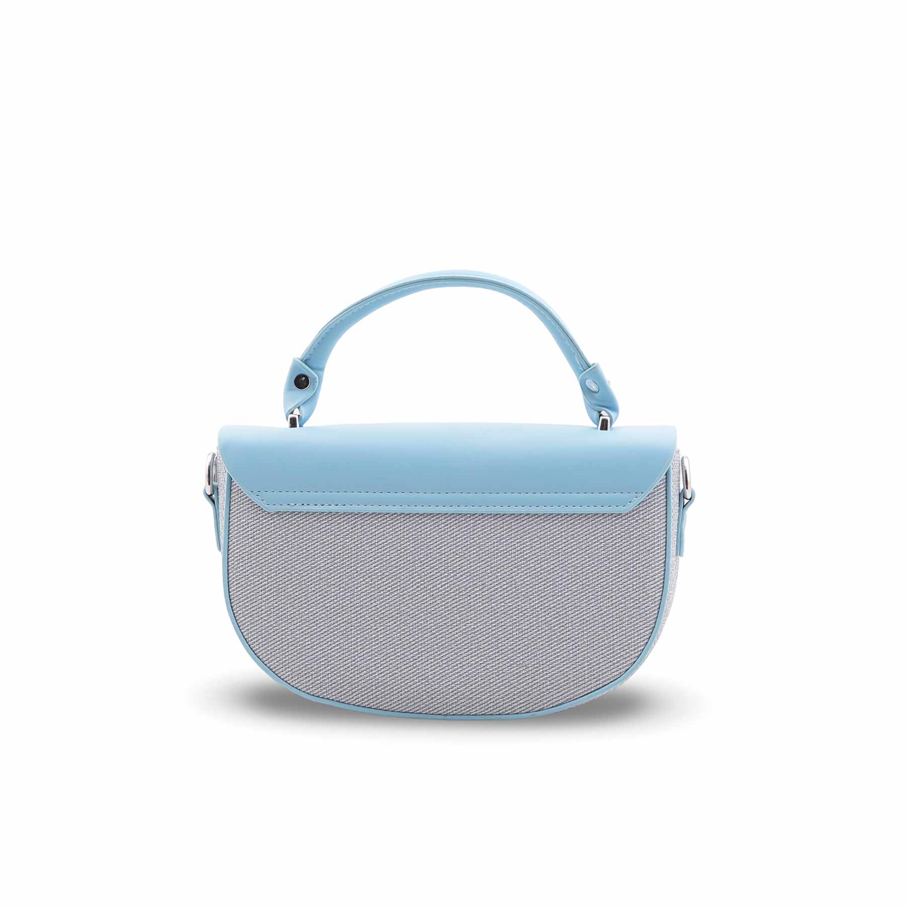 Sky Blue Formal Shoulder Bag For Women P36458 - Image 4