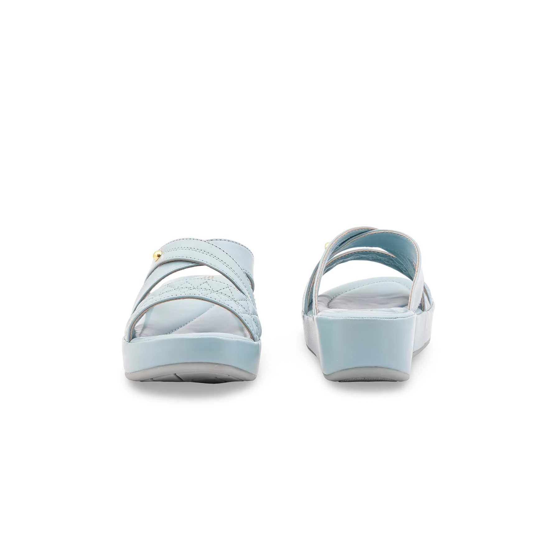 Sky Blue Formal Slipper For Women PU0653 - Image 4