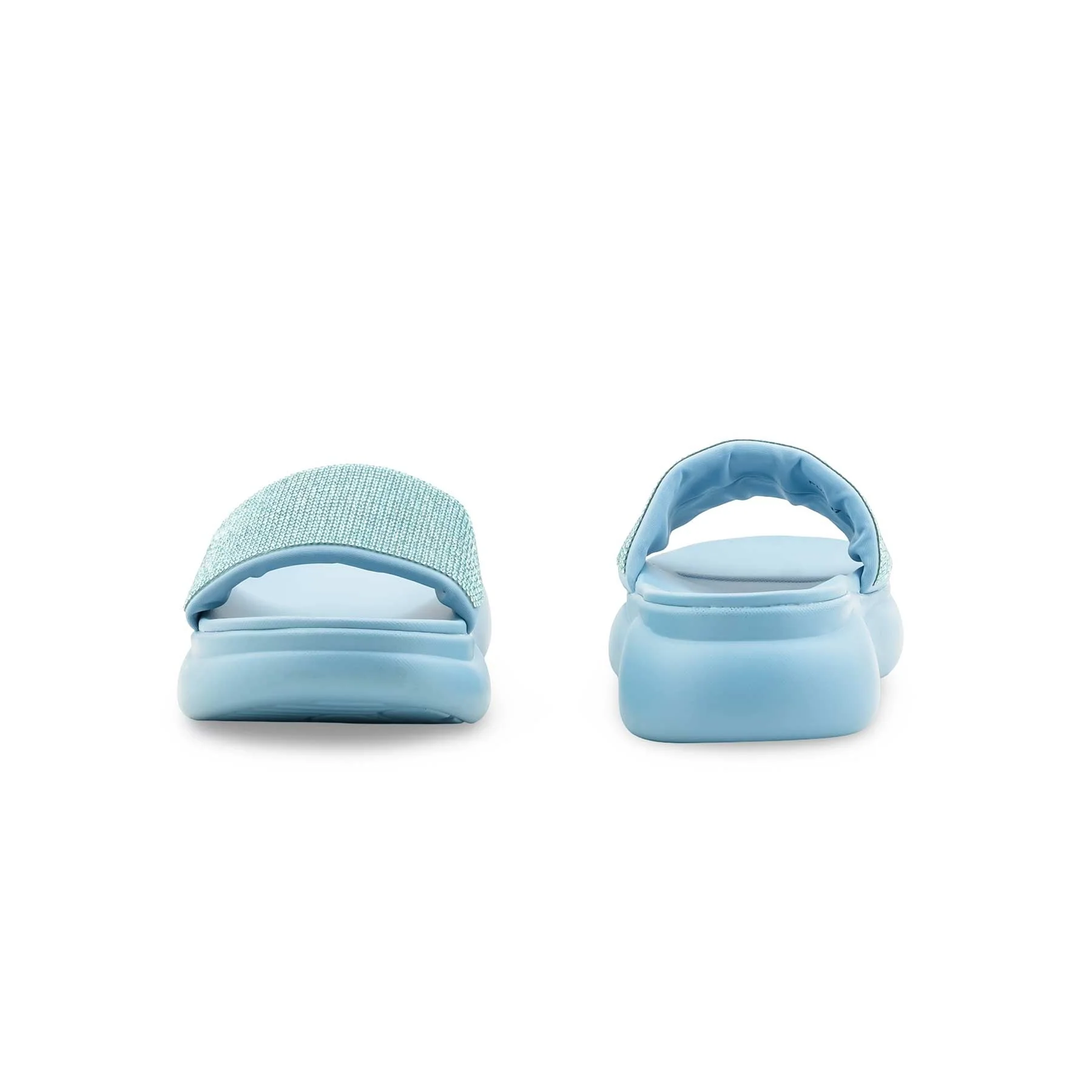 Sky Blue Formal Slipper For Women PU0737 - Image 4