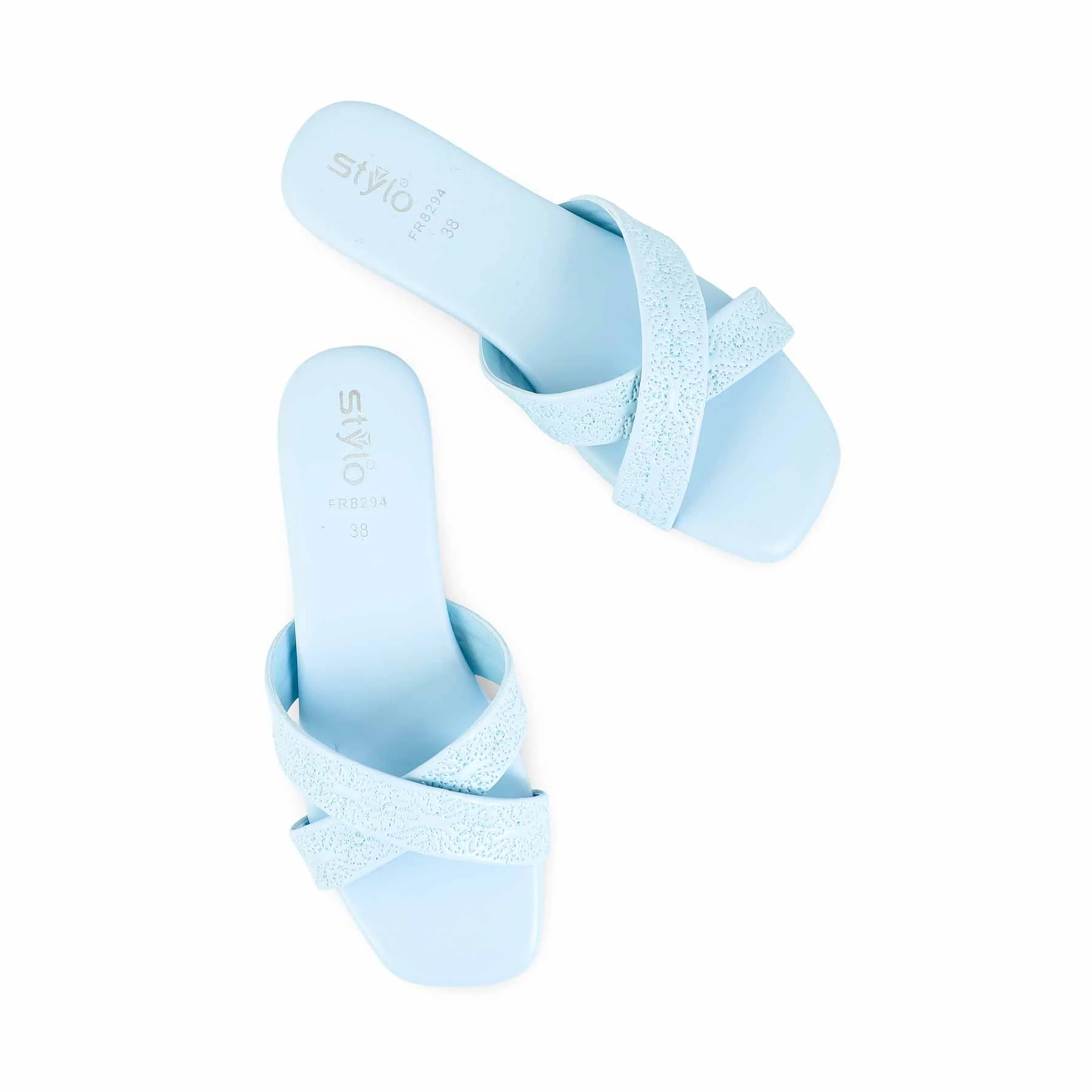 Sky Blue Formal Slipper FR8294 - Image 5