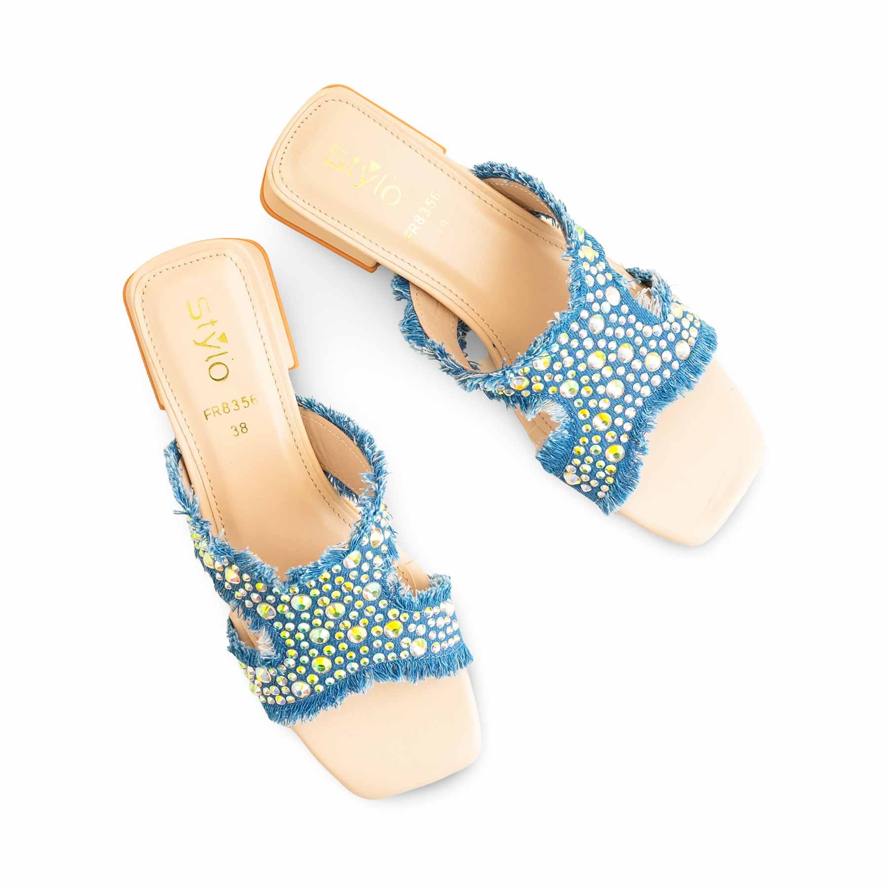 Sky Blue Formal Slipper FR8356 - Image 6