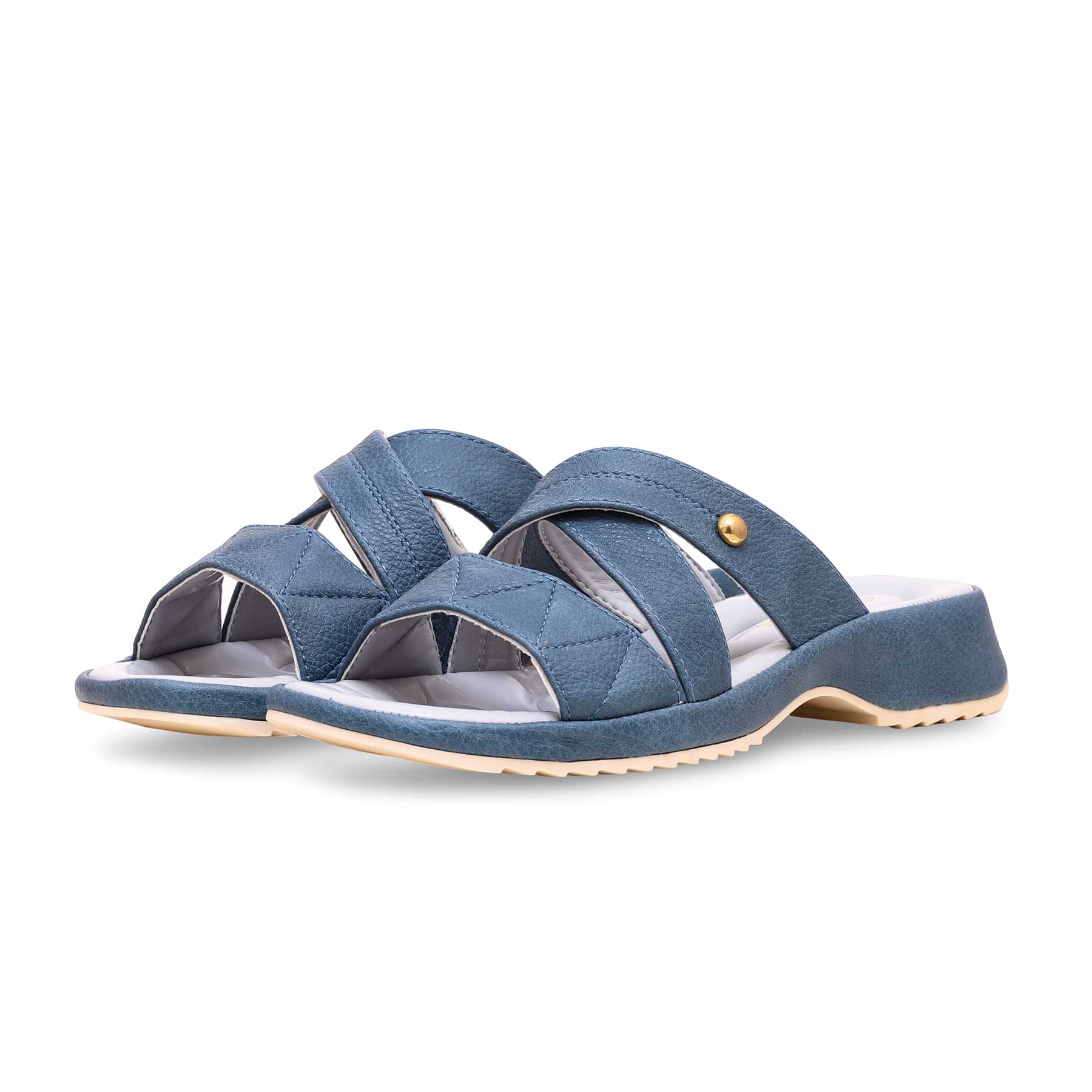 Sky Blue Formal Slipper PU0403 - Image 2