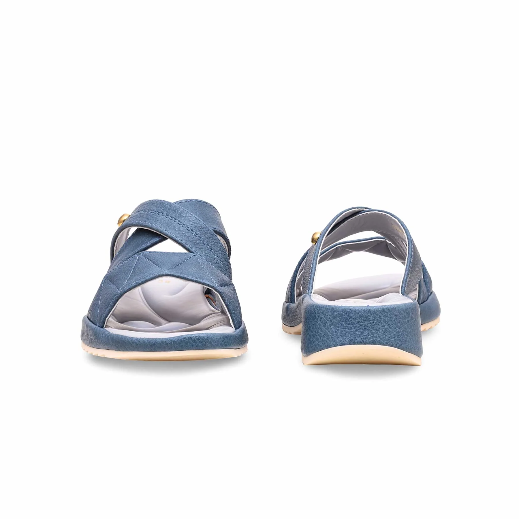Sky Blue Formal Slipper PU0403 - Image 3