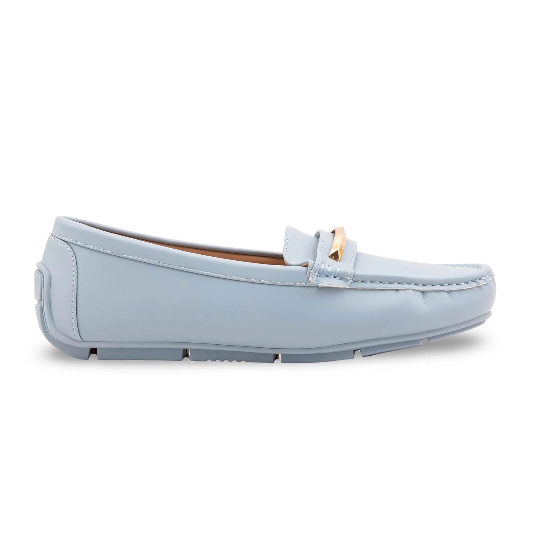 Sky Blue Moccasin For Women WN4511 - Image 2
