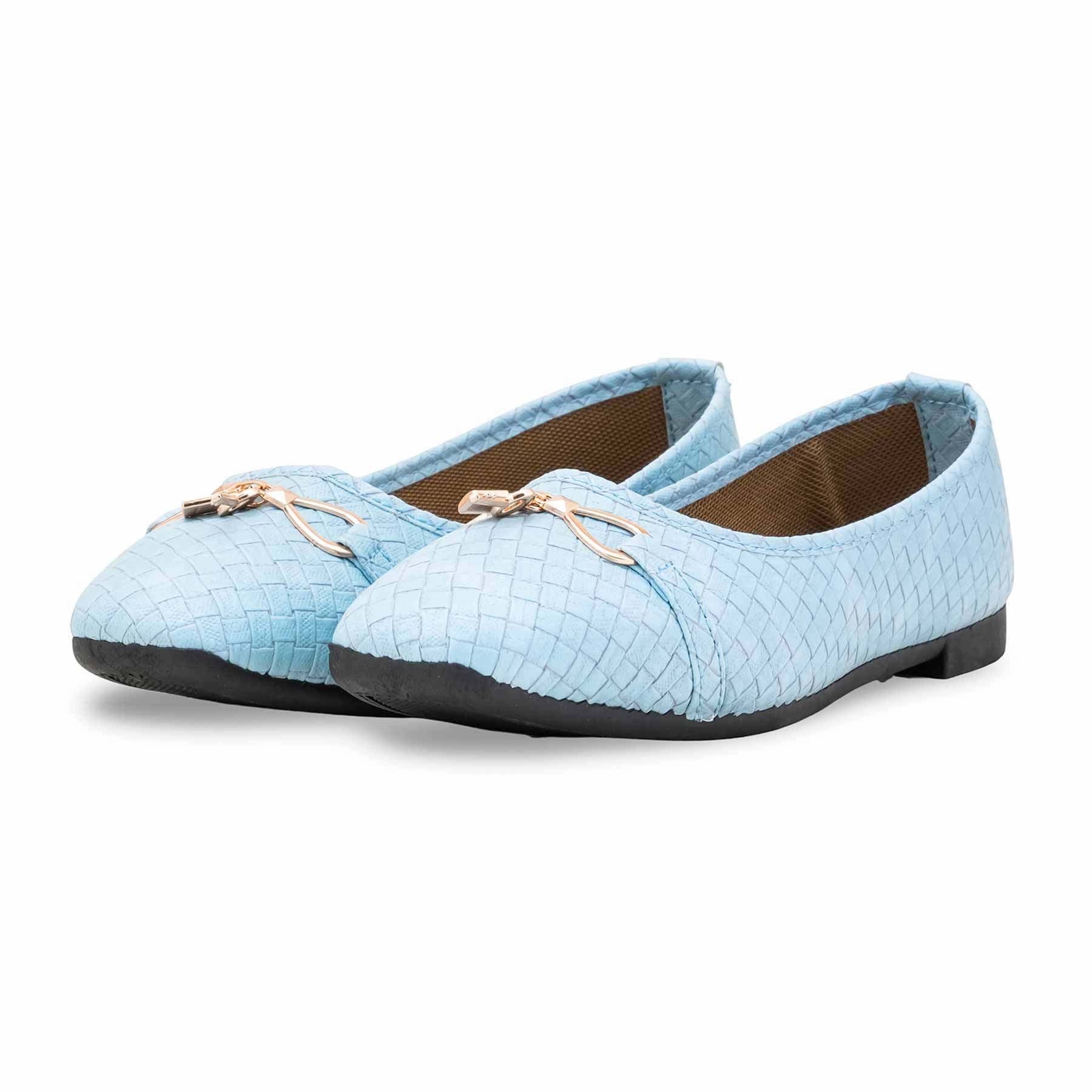 Sky Blue Pumps For Ladies WN1276 - Image 4