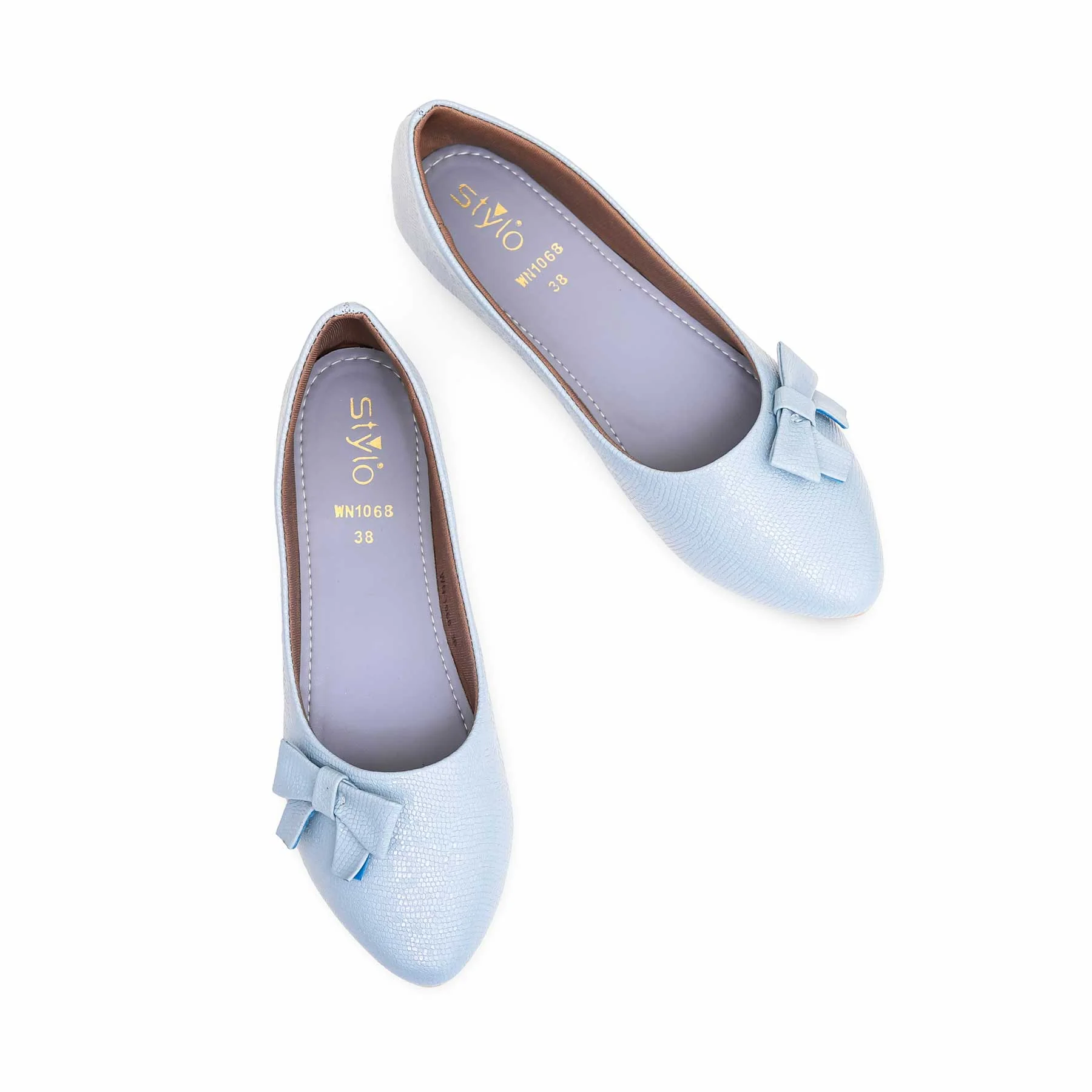 Sky Blue Pumps WN1068 - Image 4