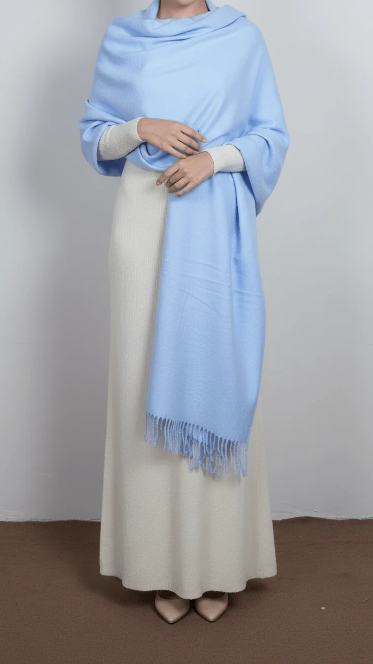 Sky Blue Winter Stole PN5212
