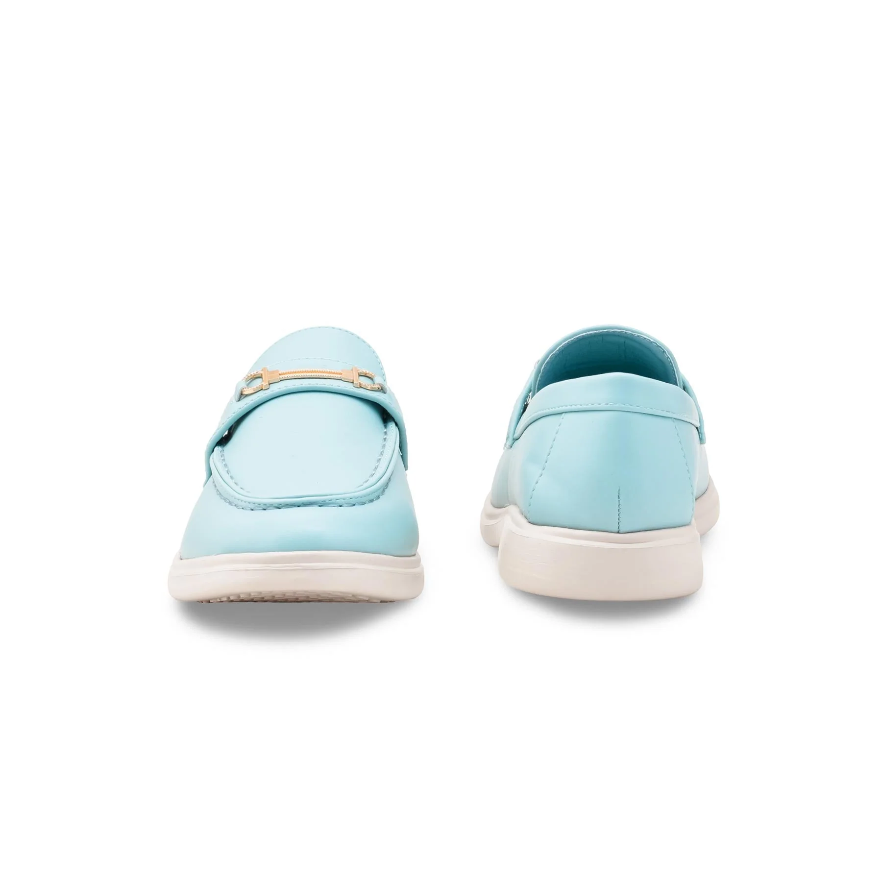 Sky Blue Women Moccasin WN4525 - Image 4