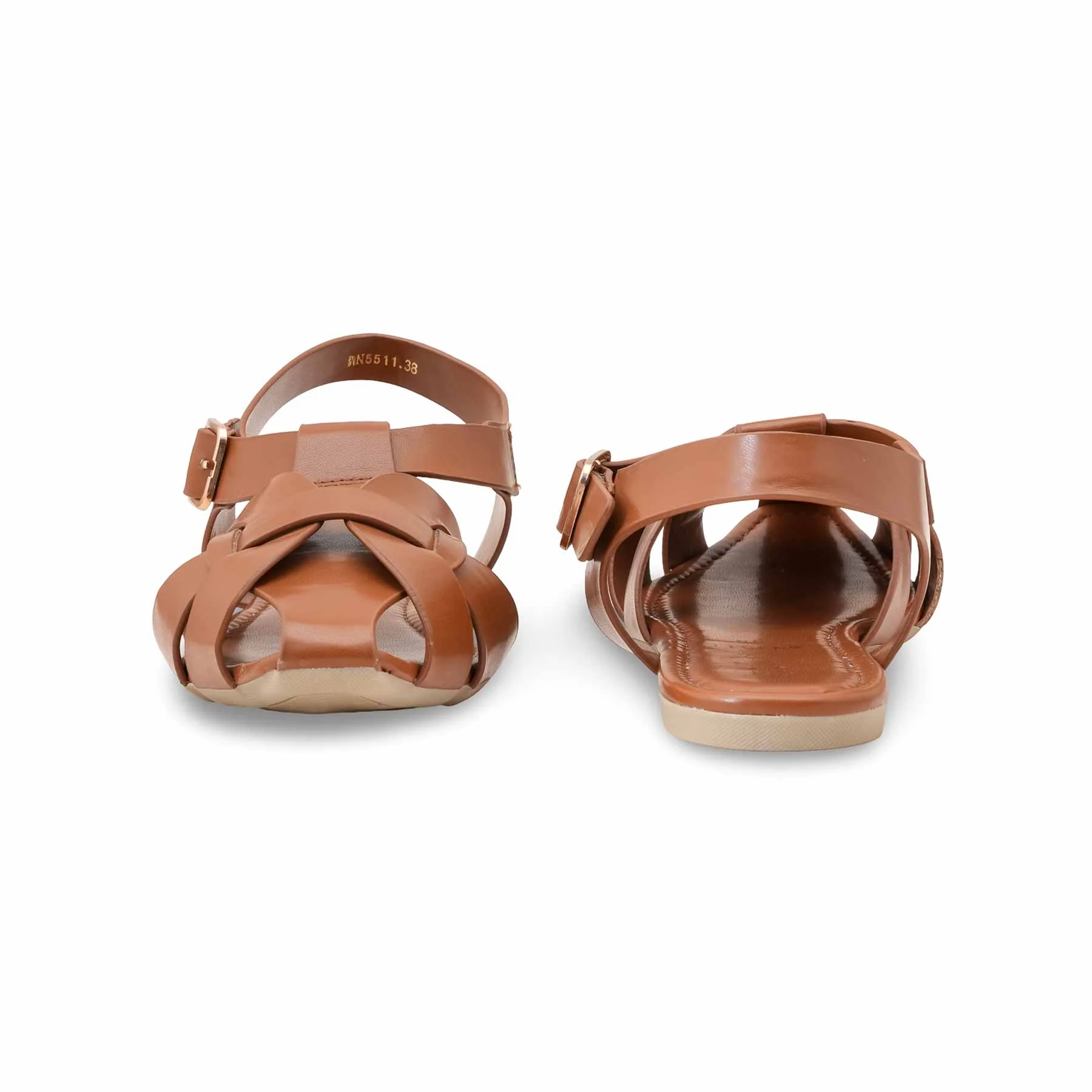 Tan Back Open For Women WN5511 - Image 4