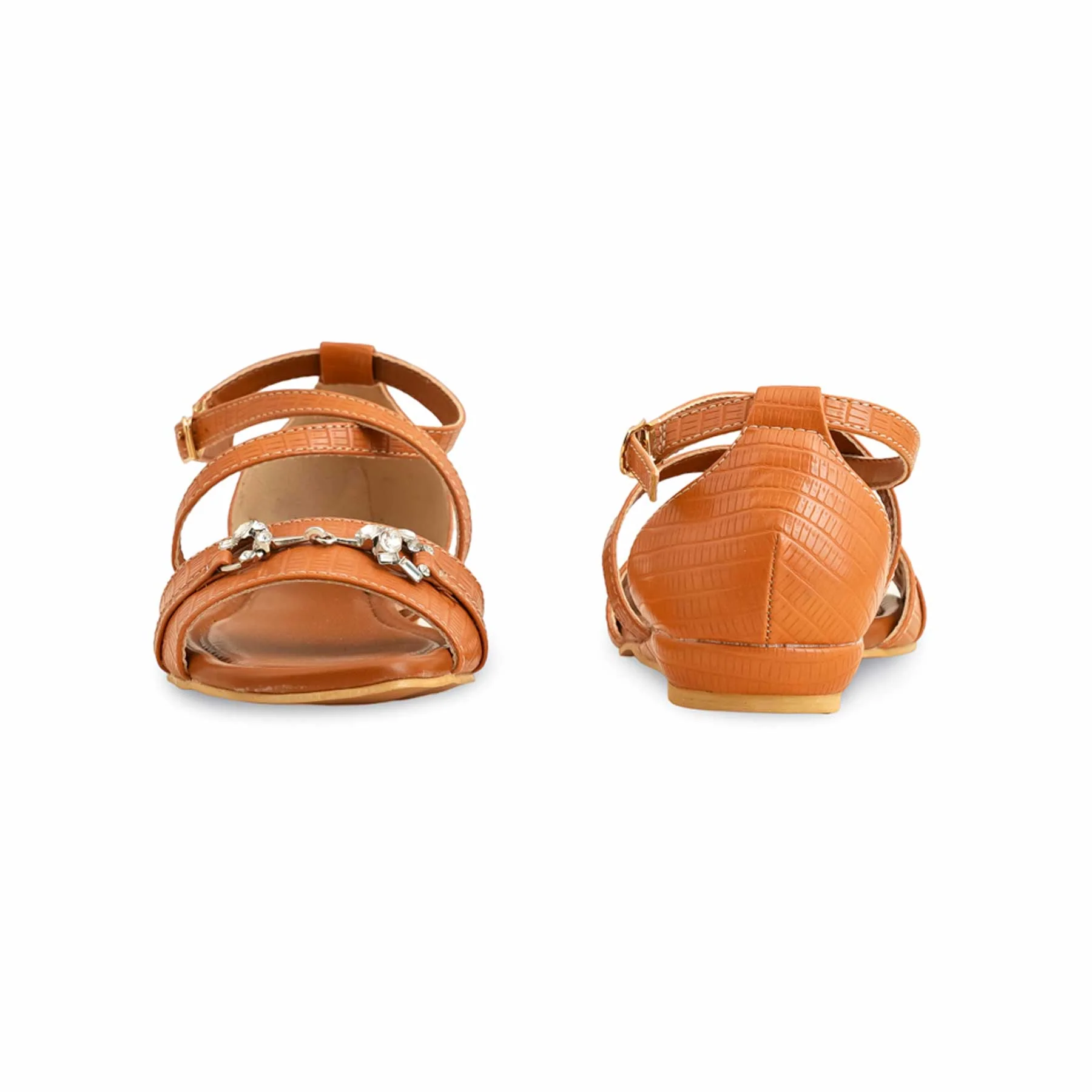 Tan Formal Sandal FR5434 - Image 5
