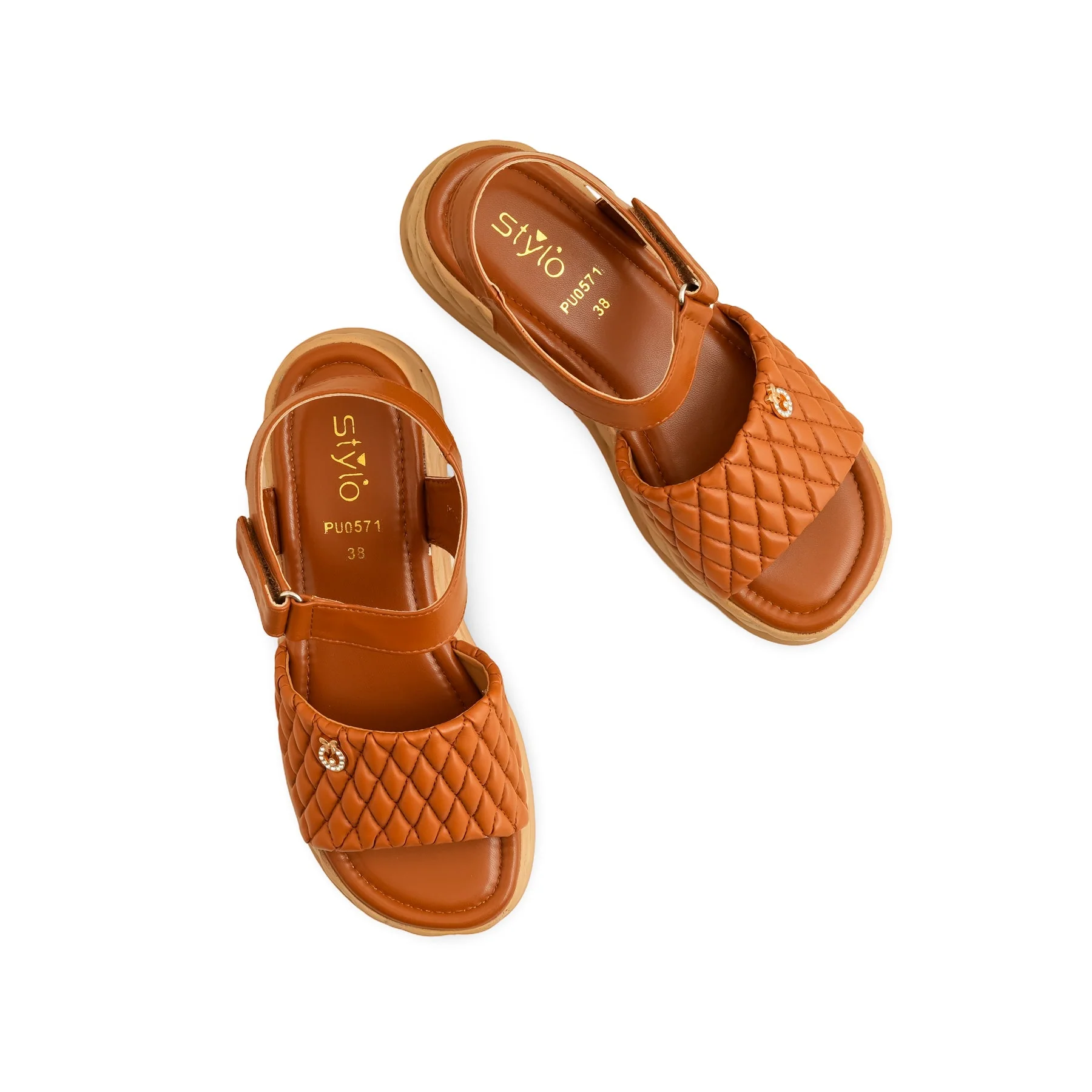 Tan Formal Sandal PU0571 - Image 5