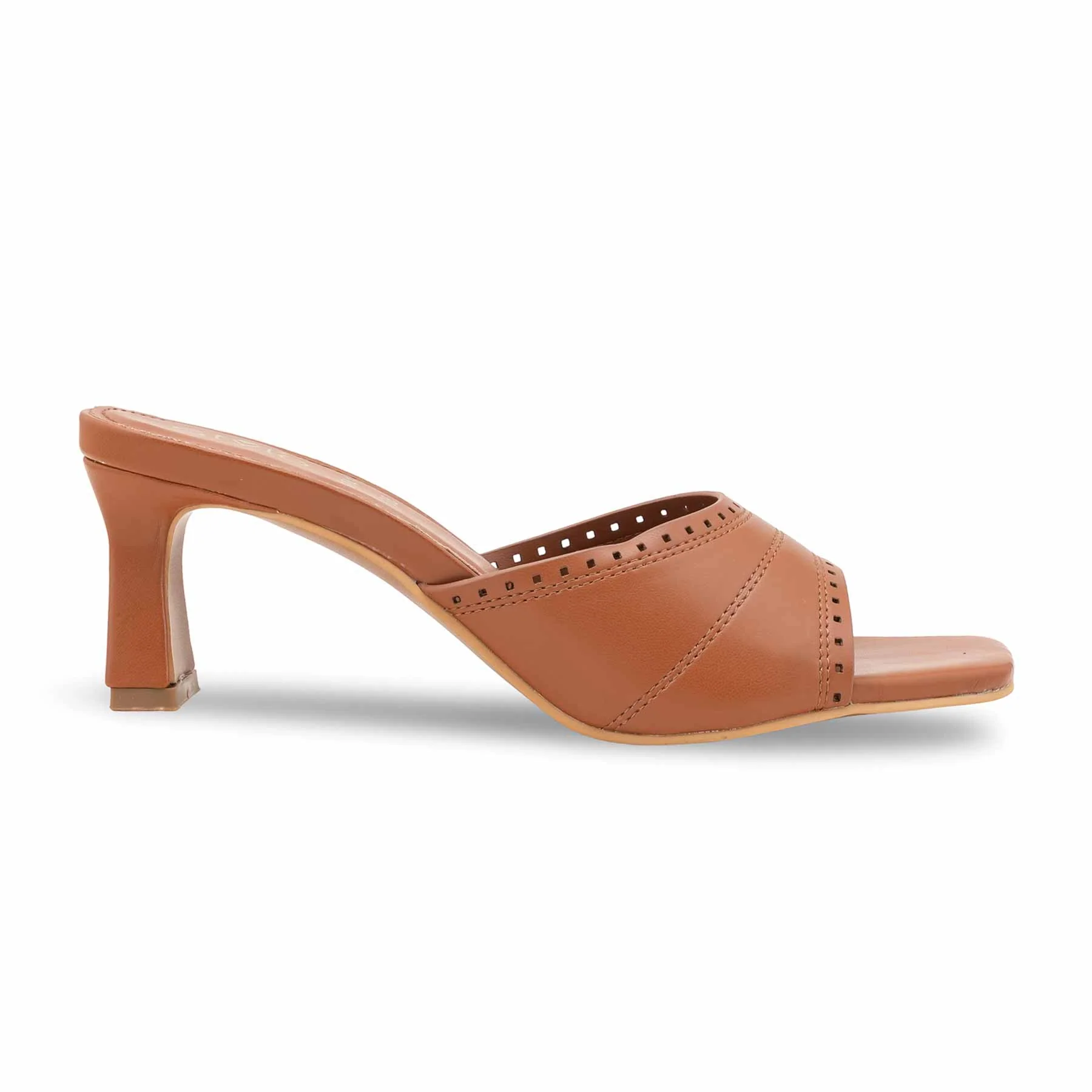 Tan Formal Slipper For Women FR8414 - Image 2