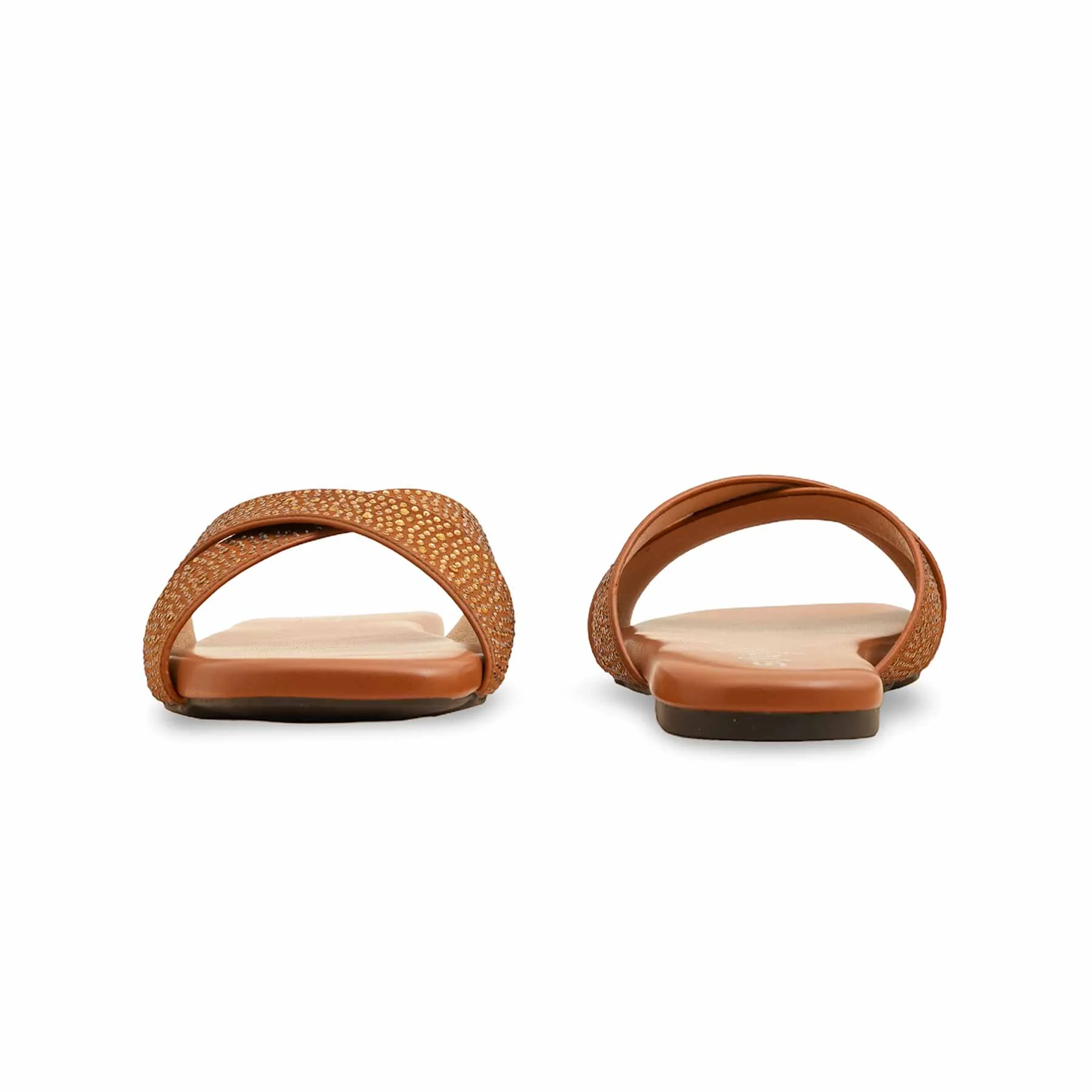 Tan Formal Slipper FR8409 - Image 4