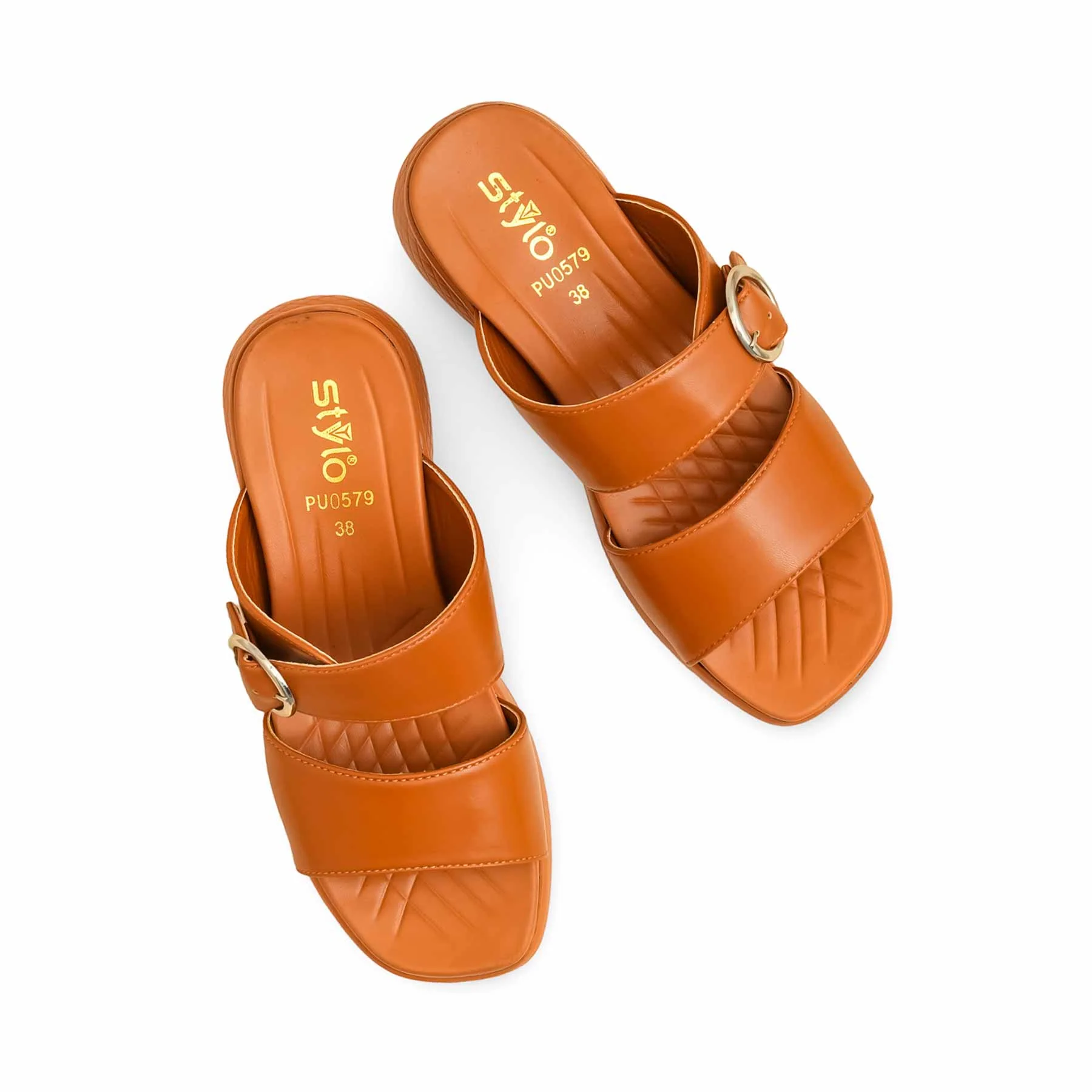 Tan Formal Slipper PU0579 - Image 5