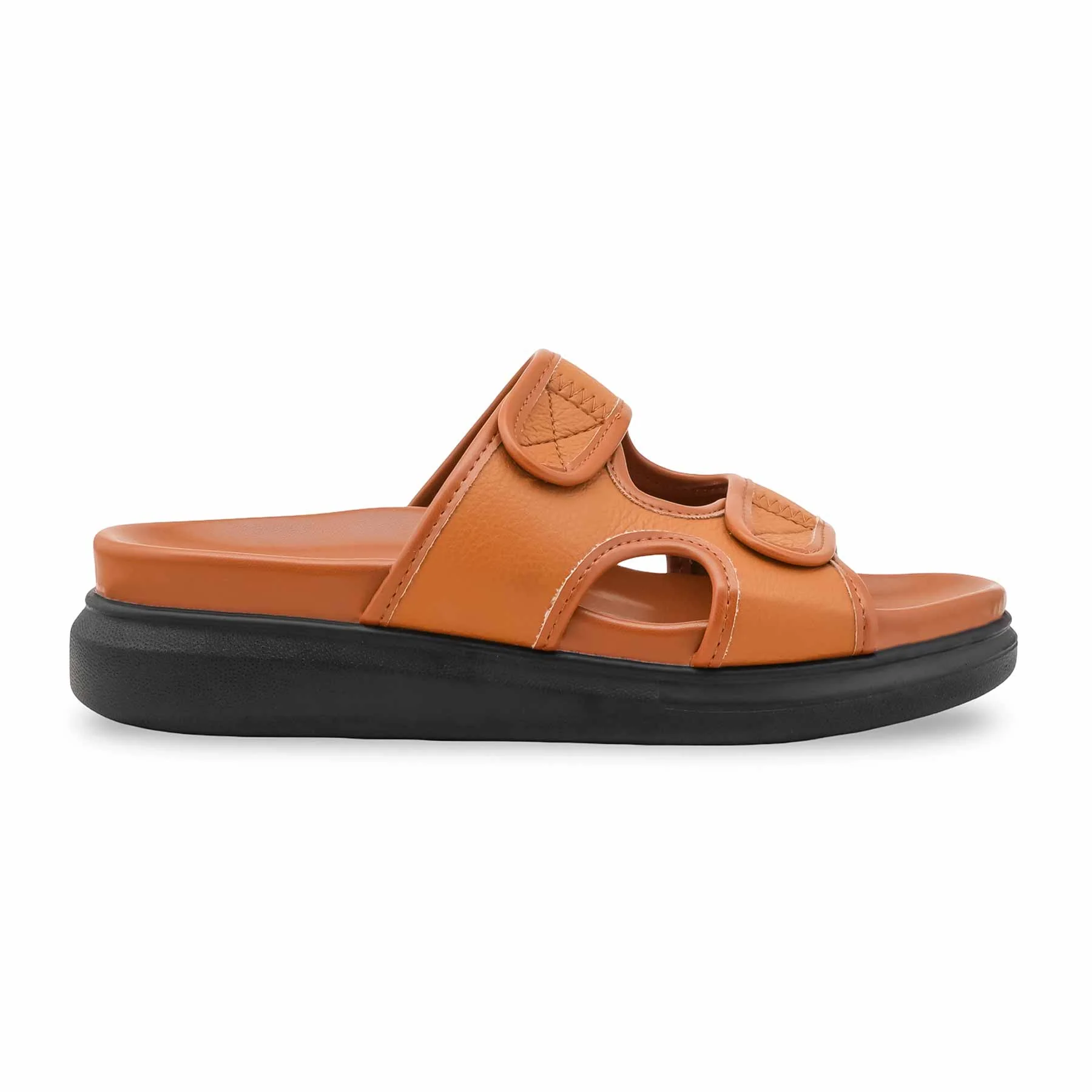 Tan Formal Women Slipper PU0626 - Image 2
