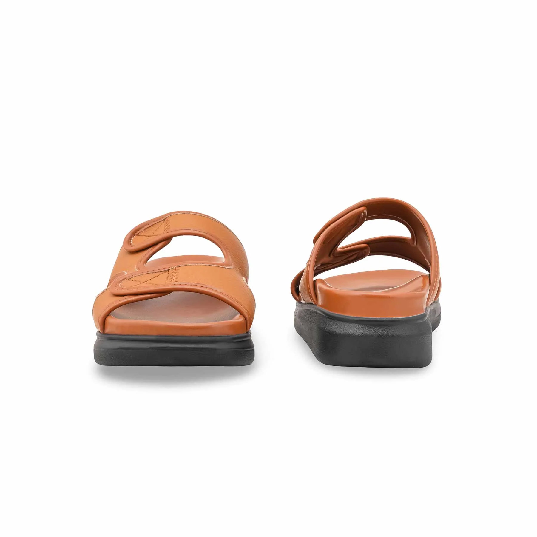 Tan Formal Women Slipper PU0626 - Image 4