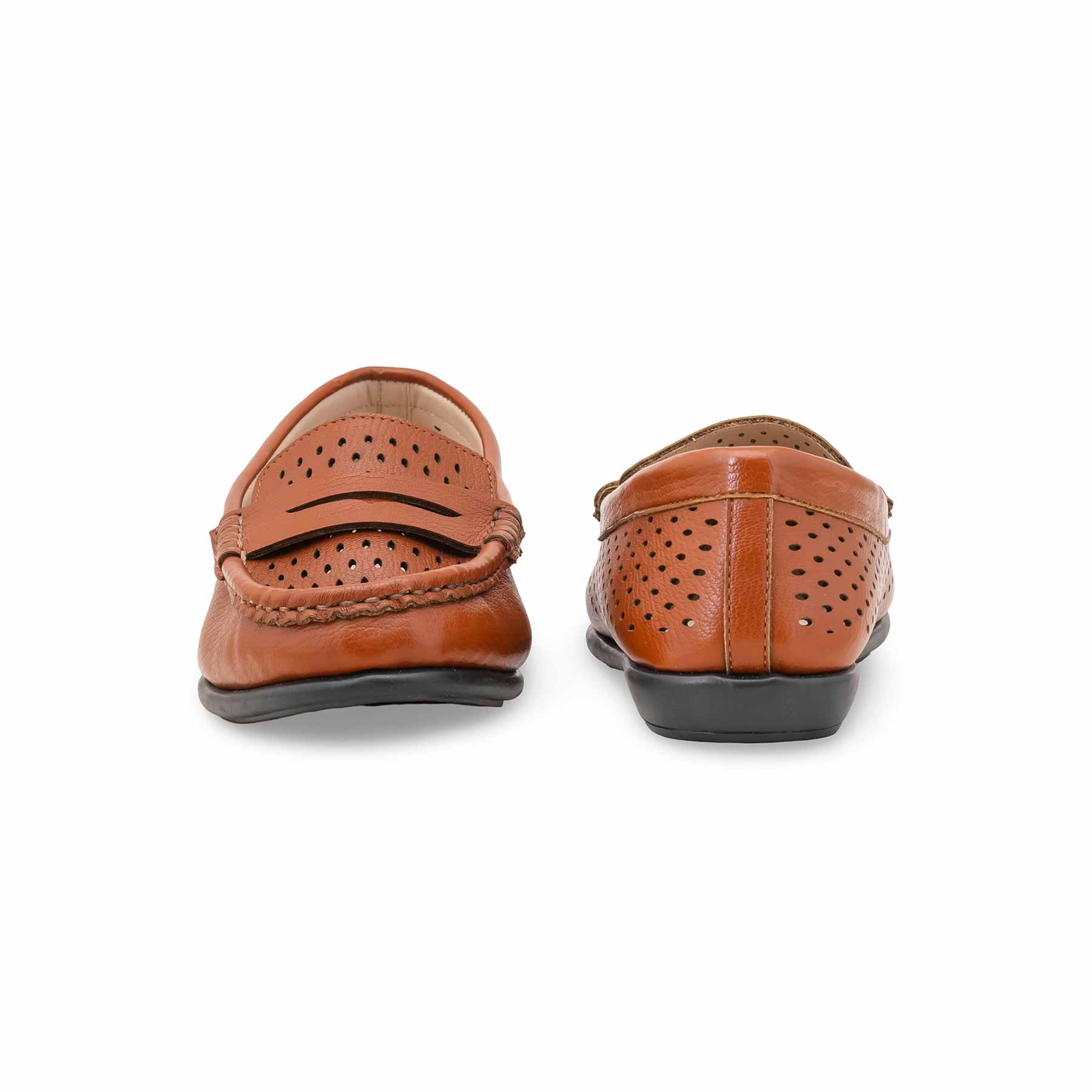 Tan Moccasin For Ladies WN4491 - Image 4
