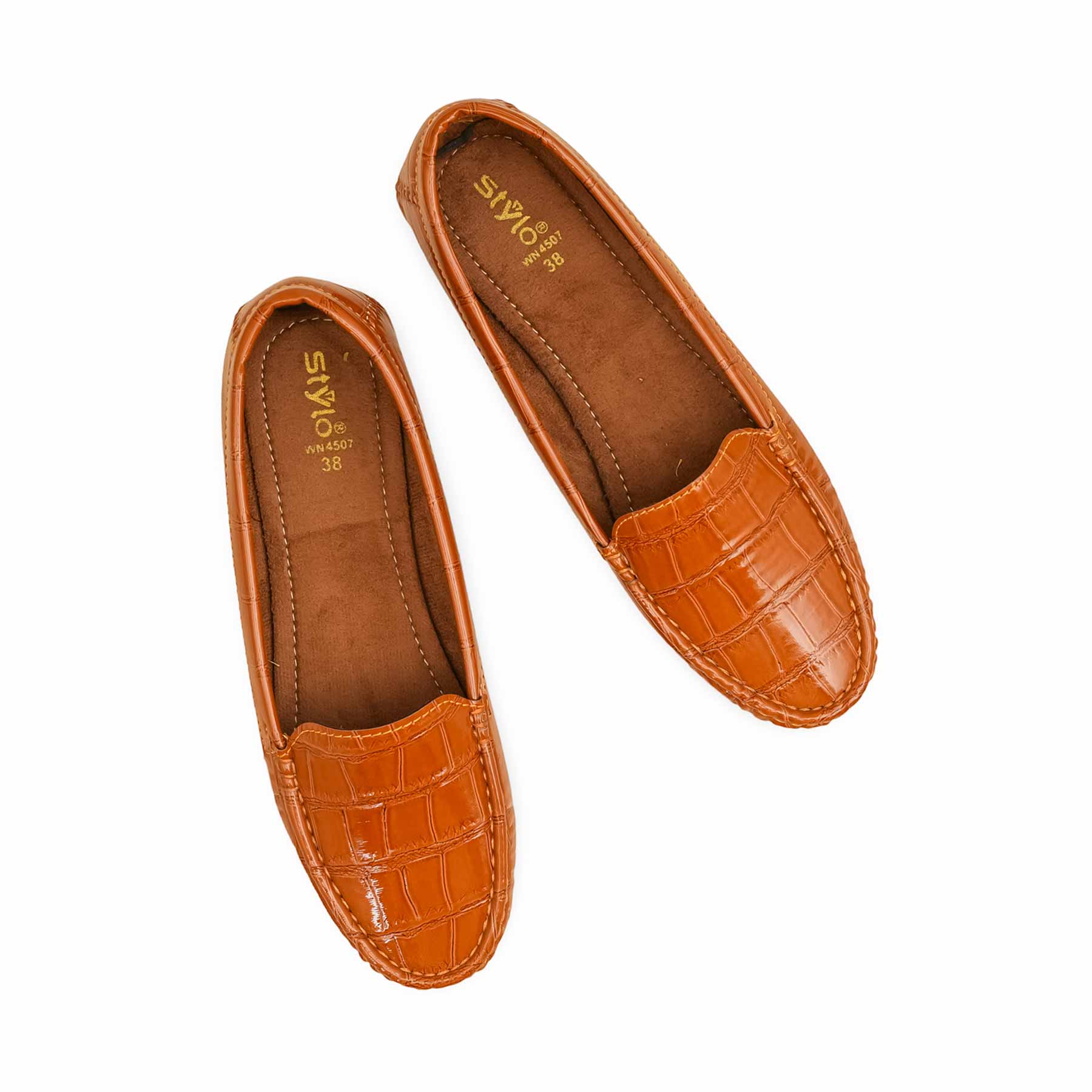 Tan Moccasin For Women WN4507 - Image 5