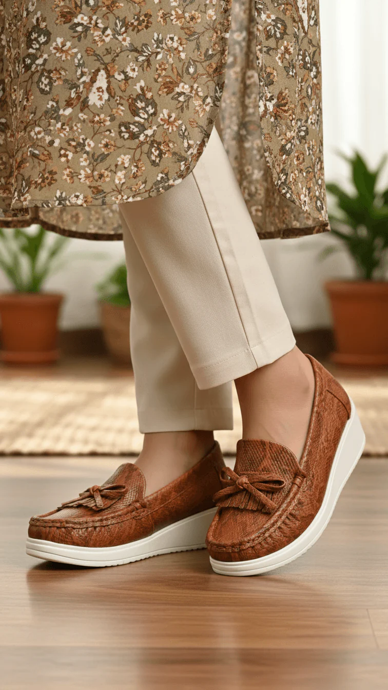Tan Moccasin For Women WNS004
