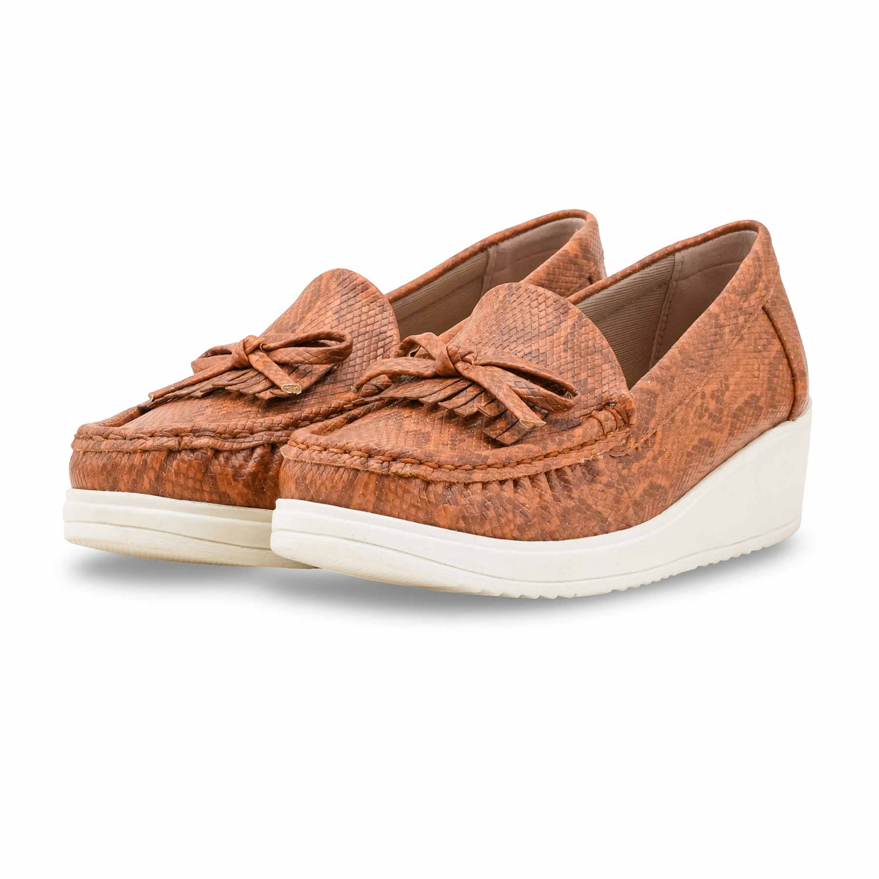 Tan Moccasin For Women WNS004 - Image 3