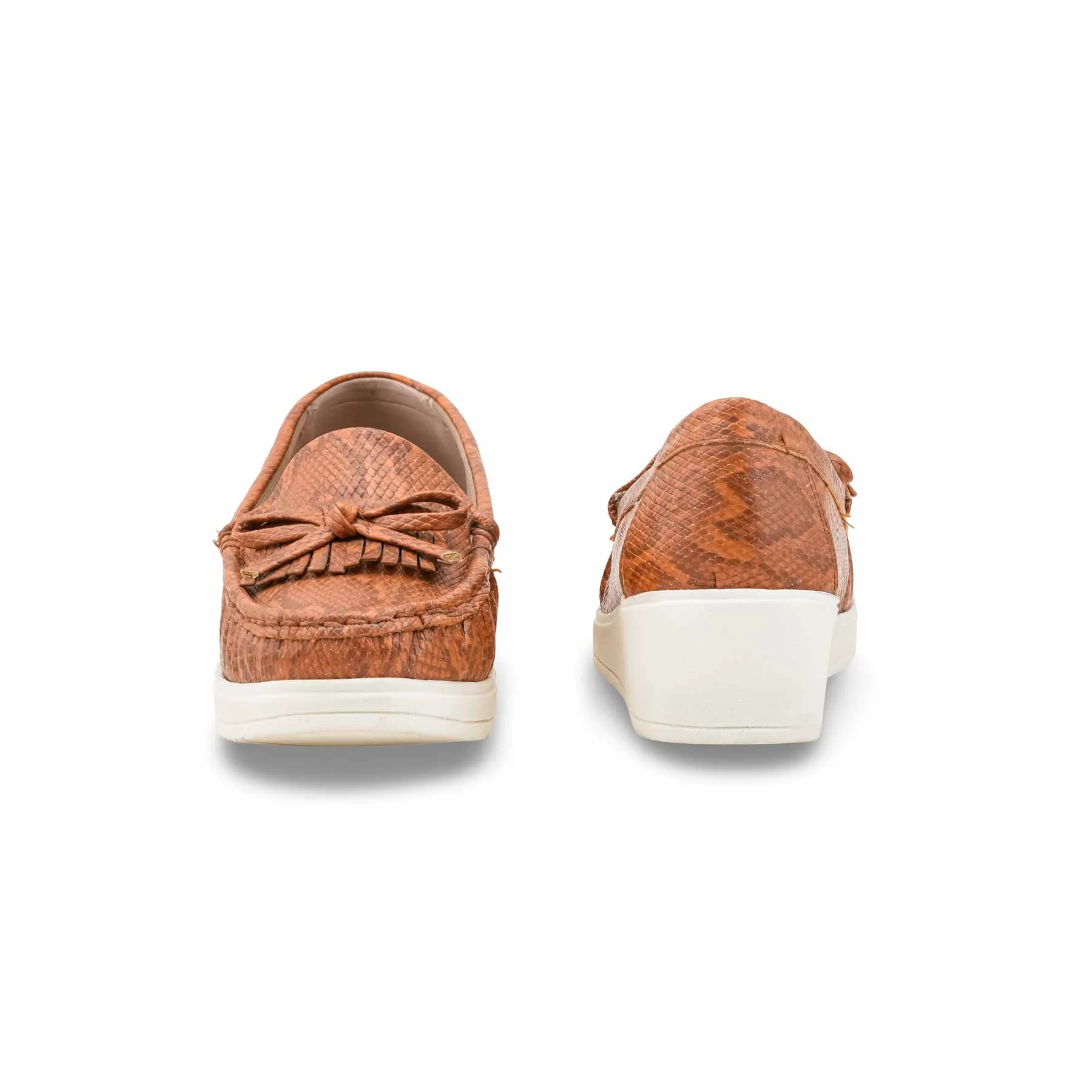 Tan Moccasin For Women WNS004 - Image 4
