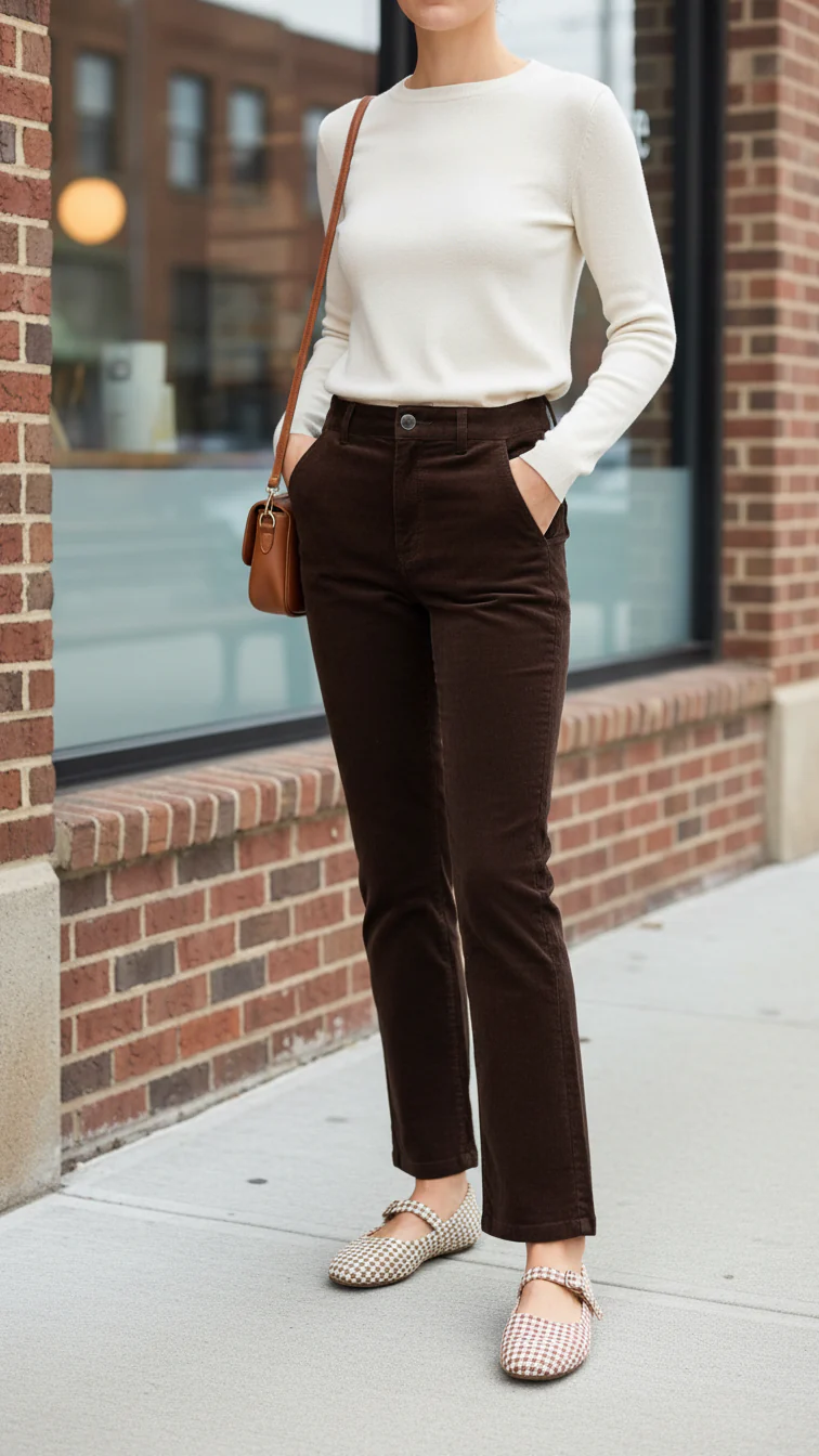 Tan Pumps For Ladies WN1321 - Image 2