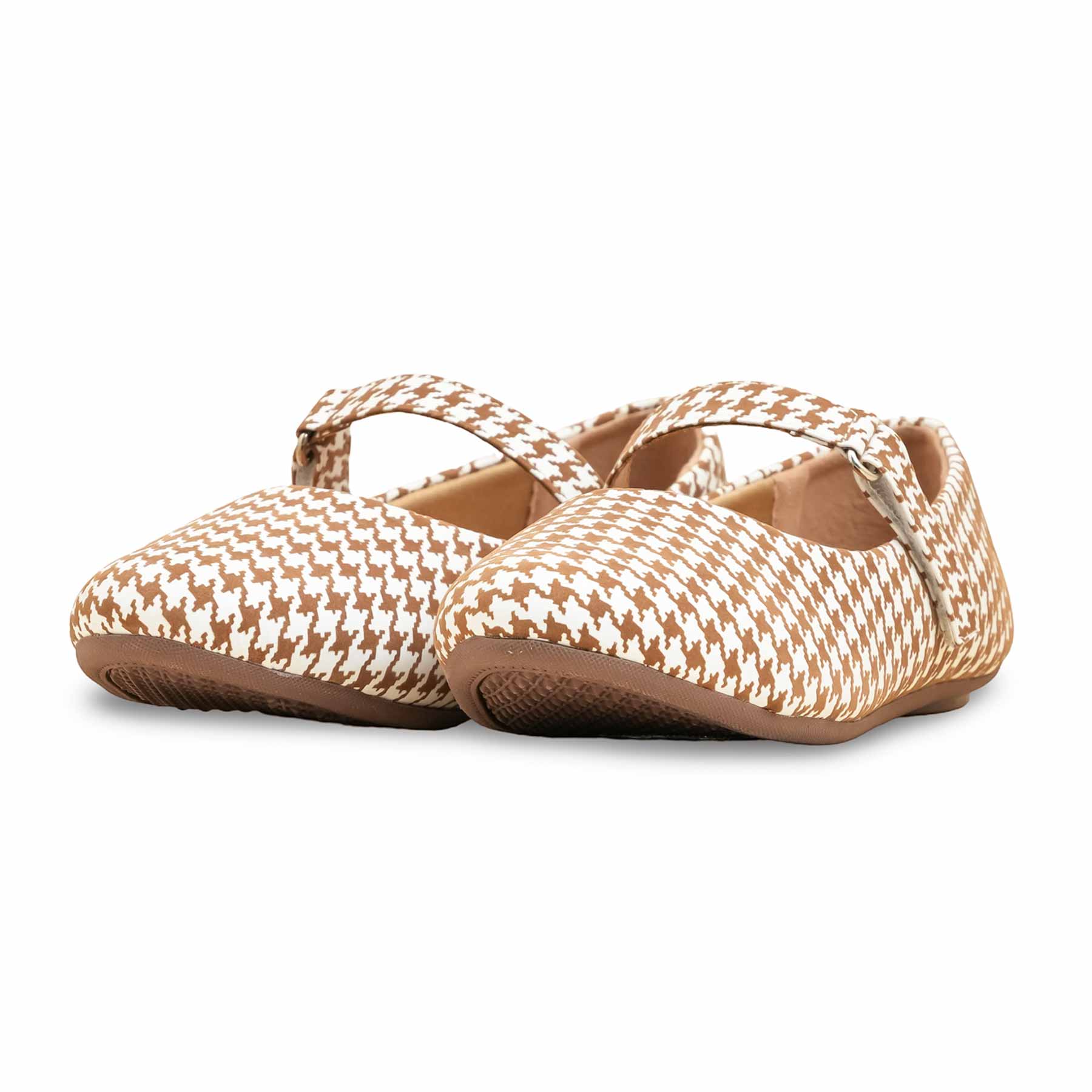 Tan Pumps For Ladies WN1321 - Image 5