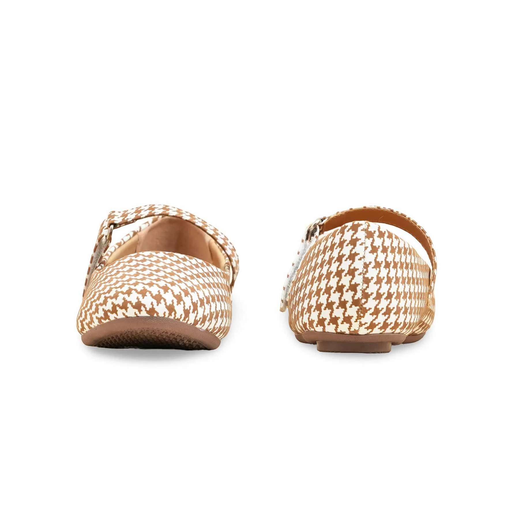 Tan Pumps For Ladies WN1321 - Image 6
