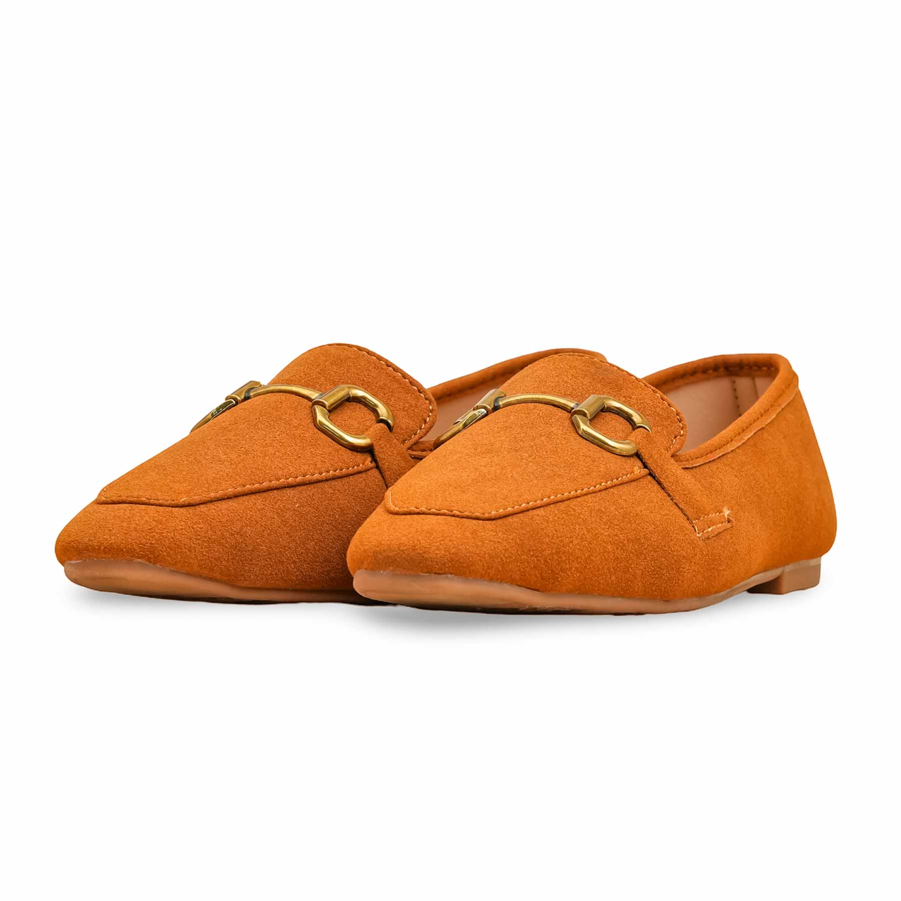 Tan Pumps For Women WN1283 - Image 3