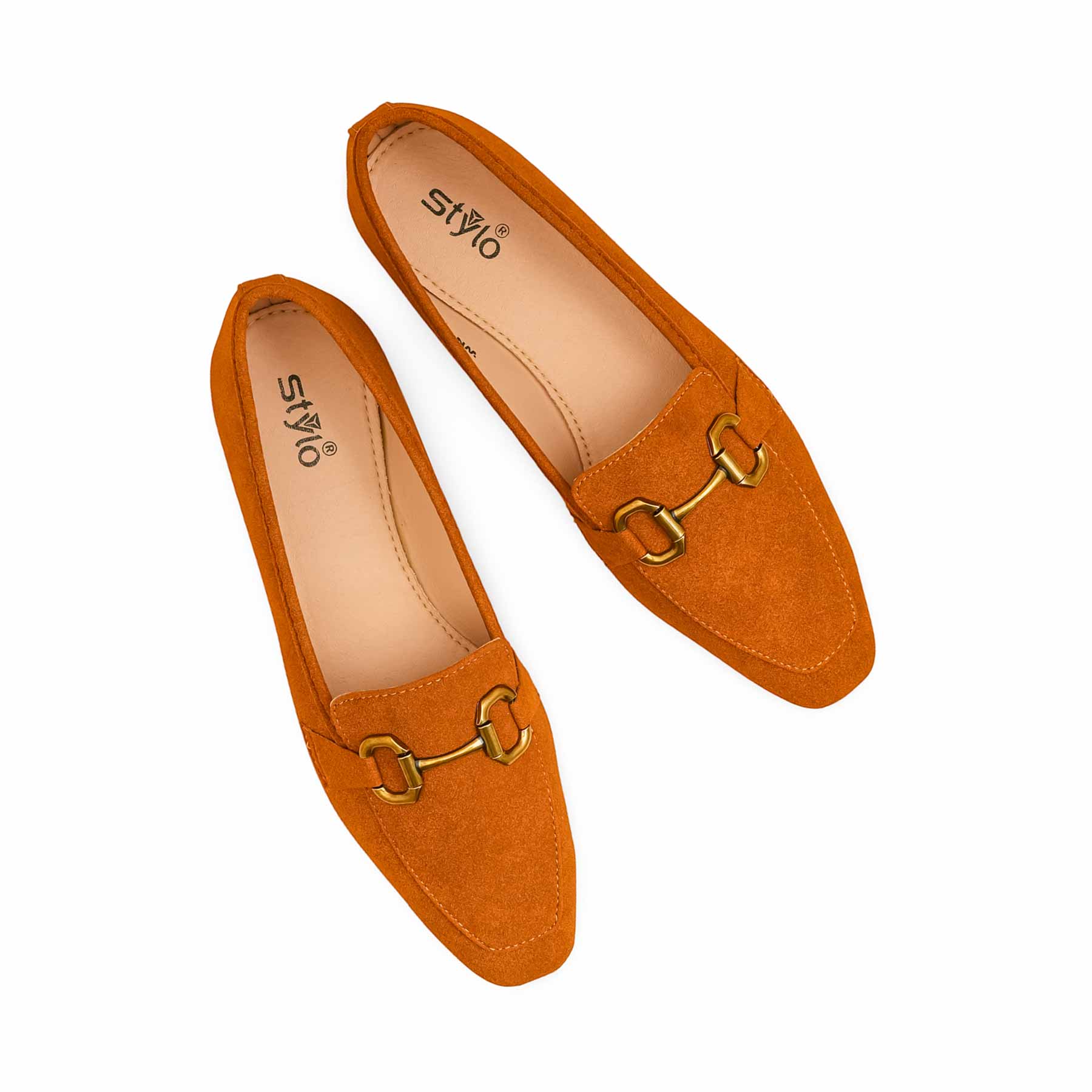 Tan Pumps For Women WN1283 - Image 5
