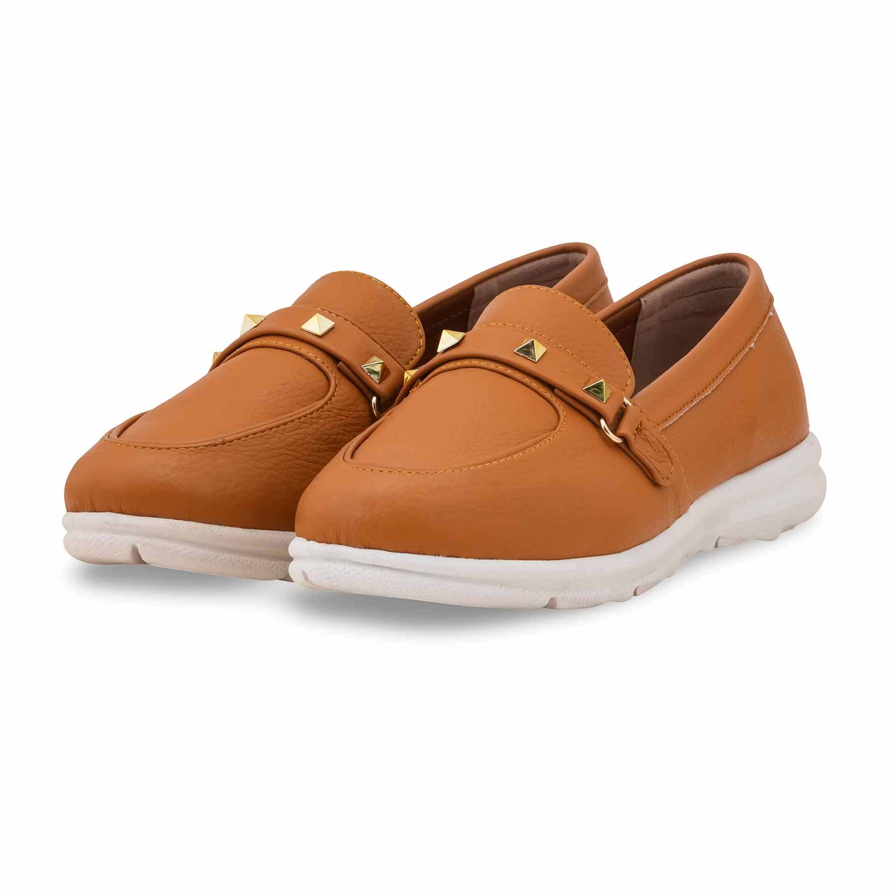 Tan Women Moccasin WN4534 - Image 3