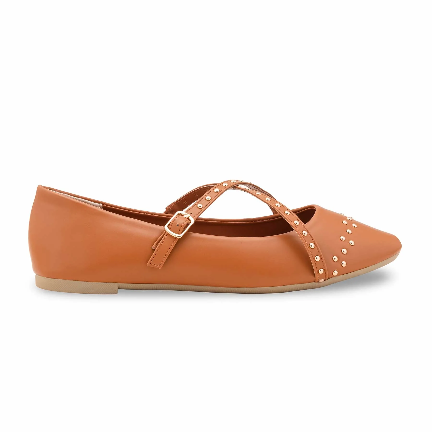 Tan Women Pumps WN1211 - Image 2
