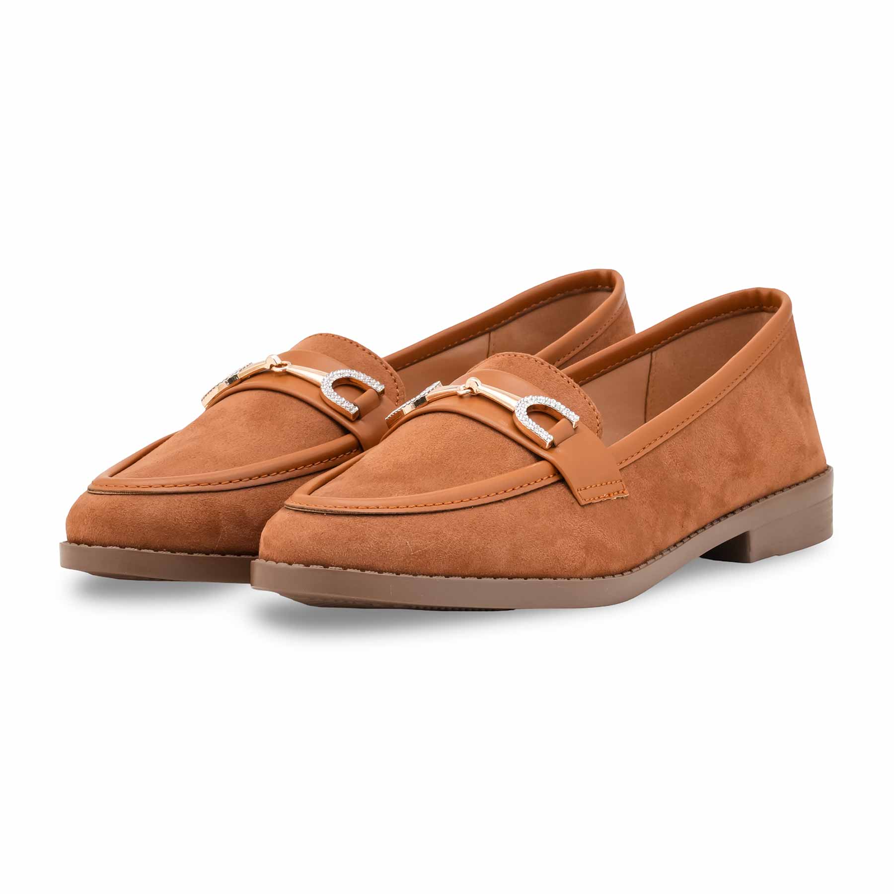 Tan Women Pumps WN1334 - Image 4