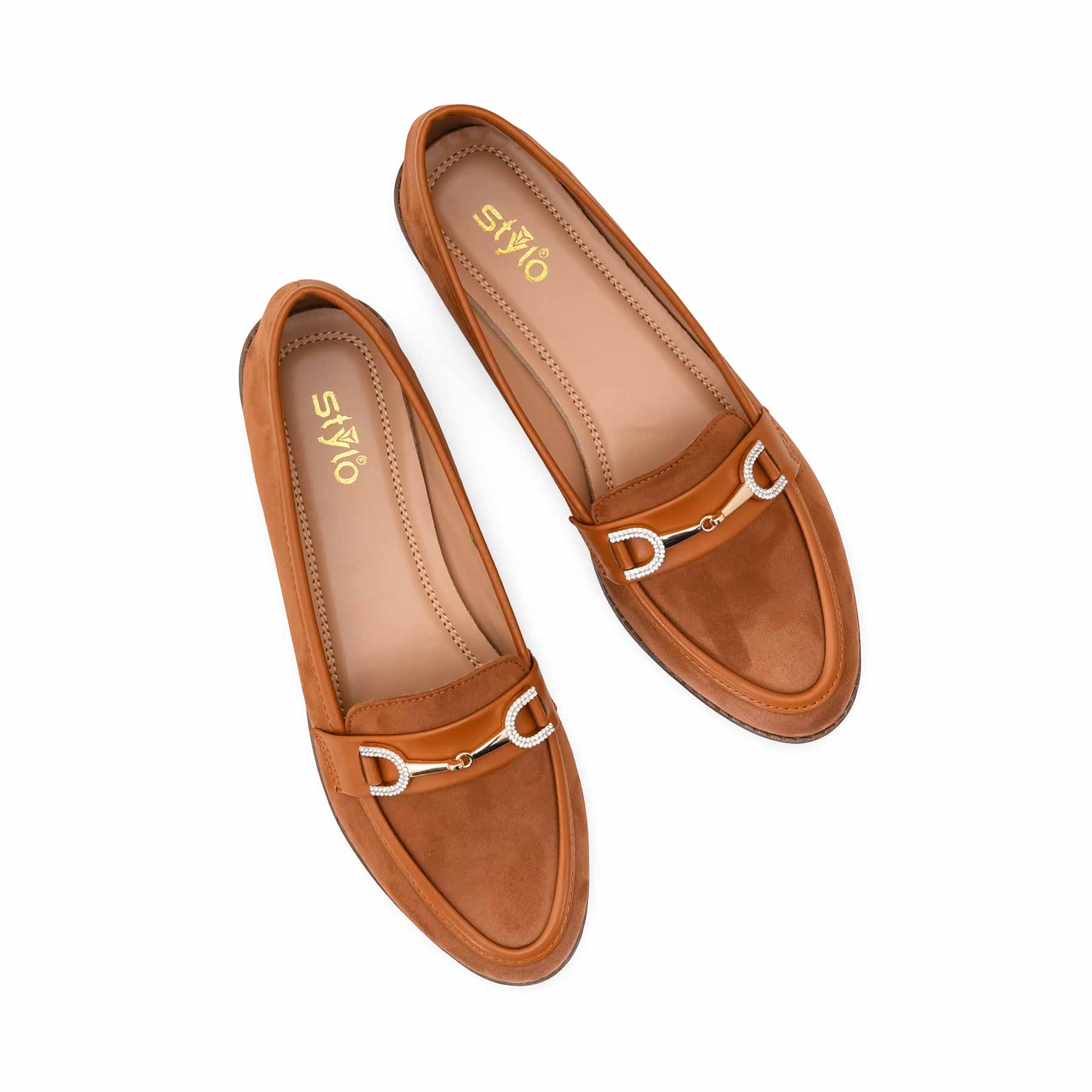 Tan Women Pumps WN1334 - Image 6