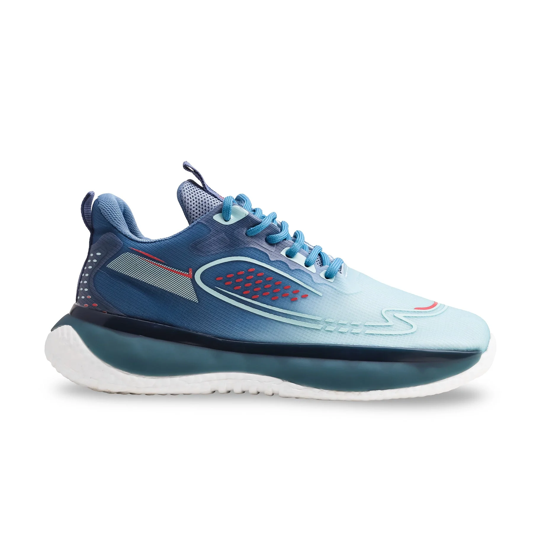 Teal Blue Casual Sneaker AT7344 - Image 2