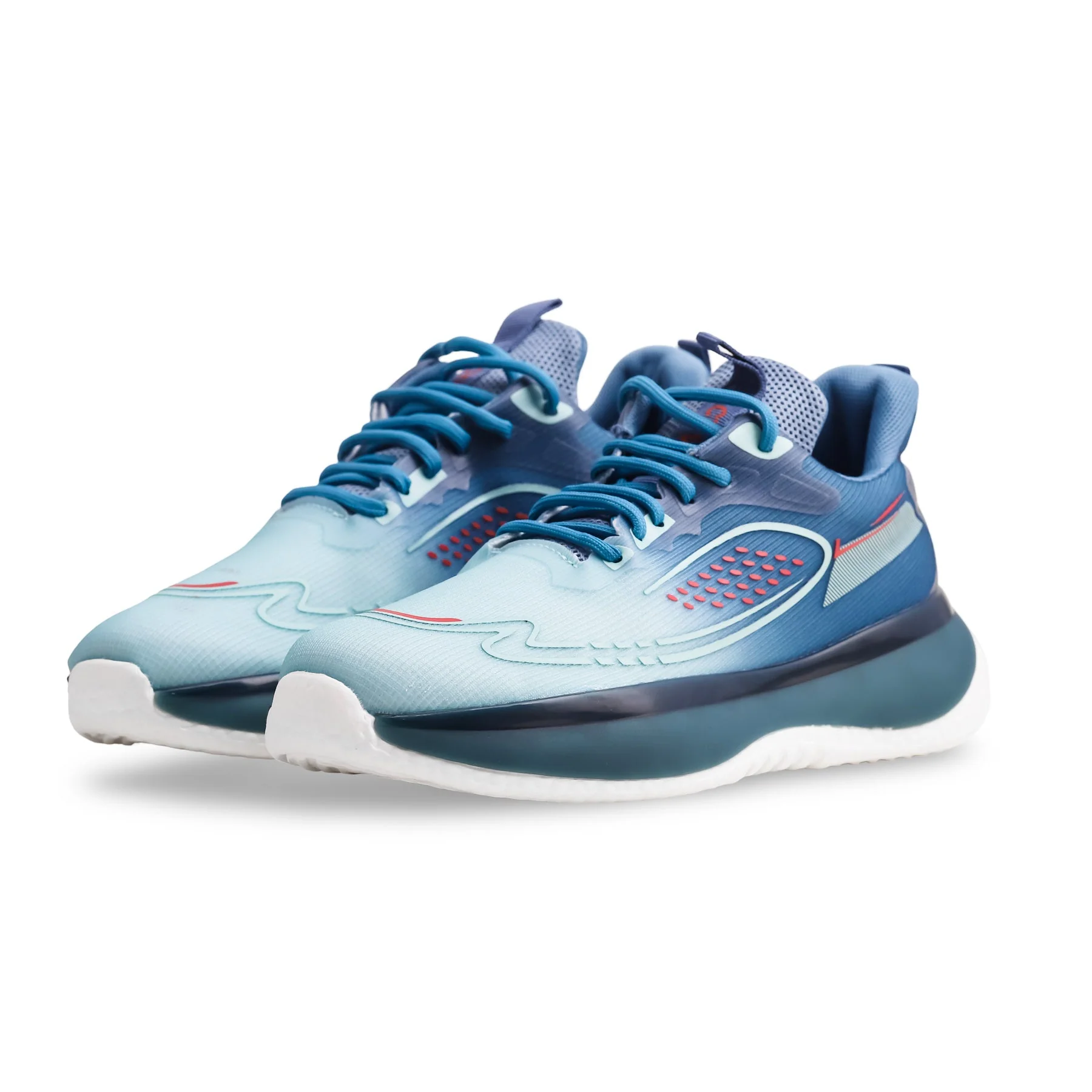 Teal Blue Casual Sneaker AT7344 - Image 3