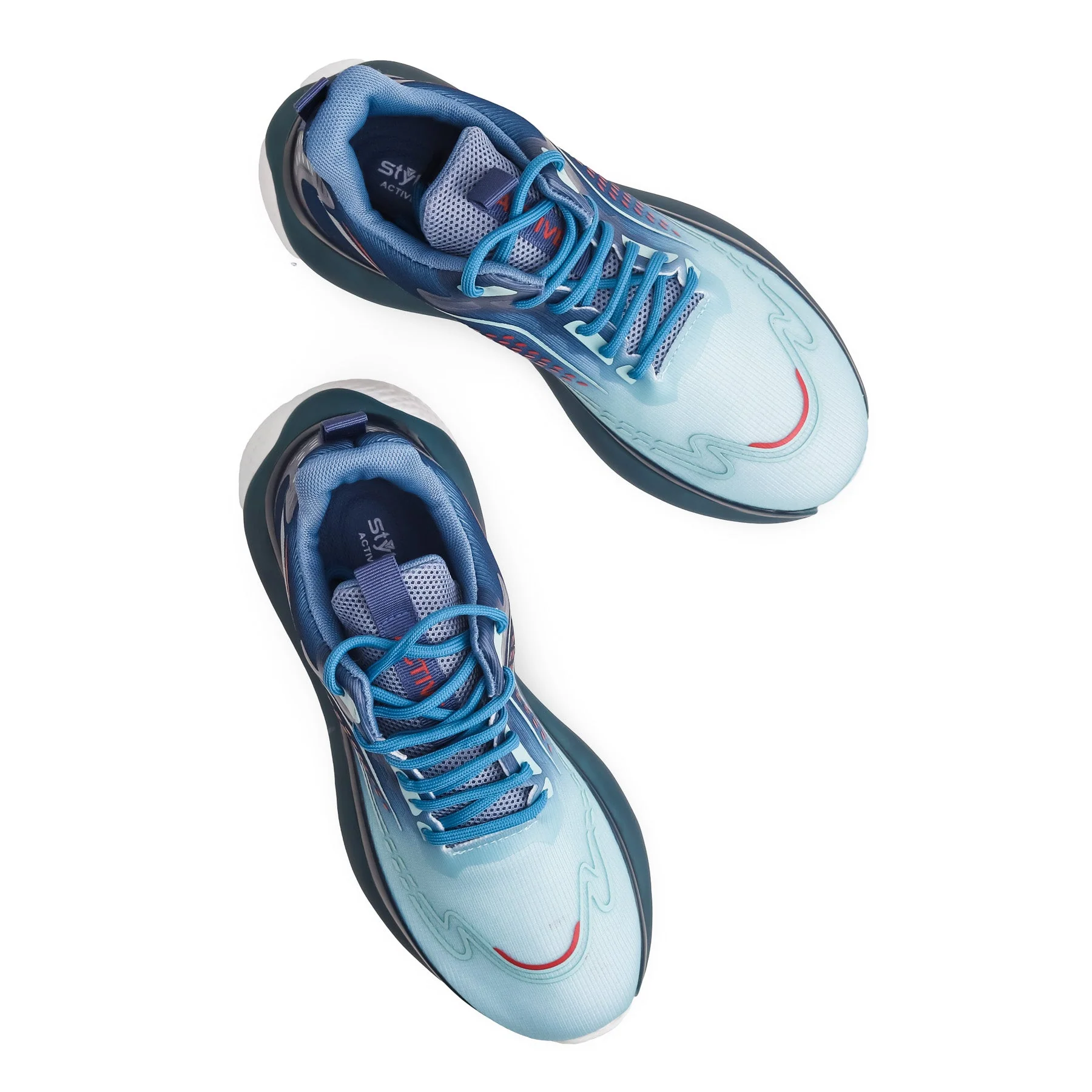 Teal Blue Casual Sneaker AT7344 - Image 5