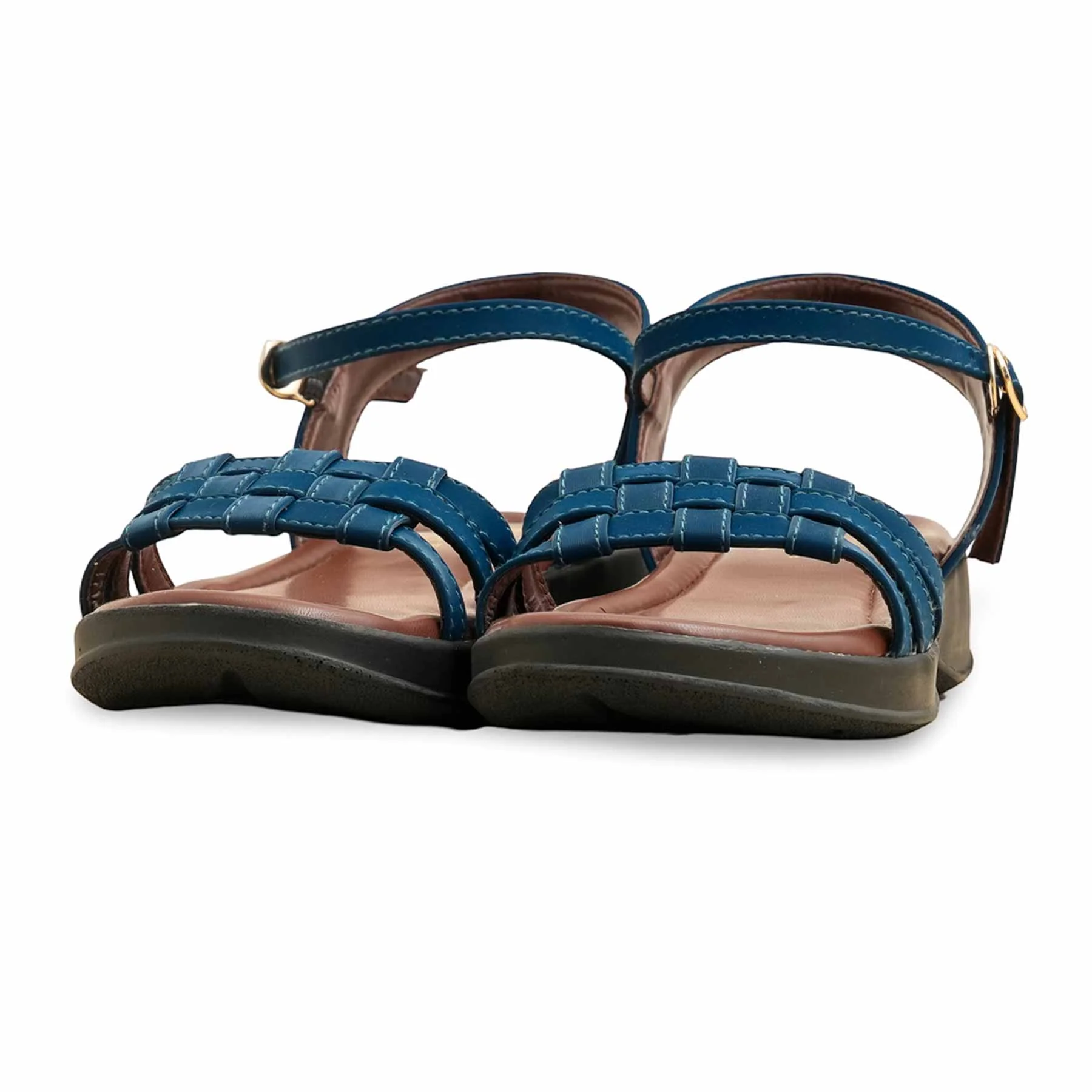 Teal Blue Formal Sandal PU0613 - Image 3