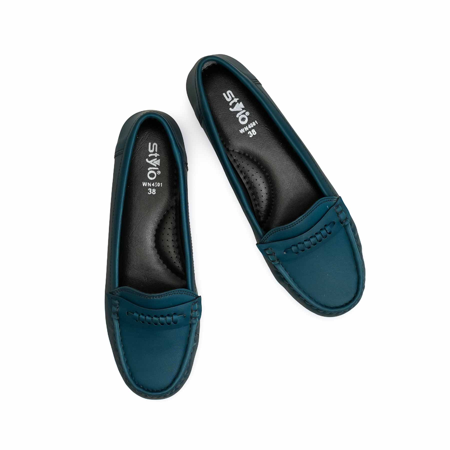 Teal Blue Moccasin WN4501 - Image 5