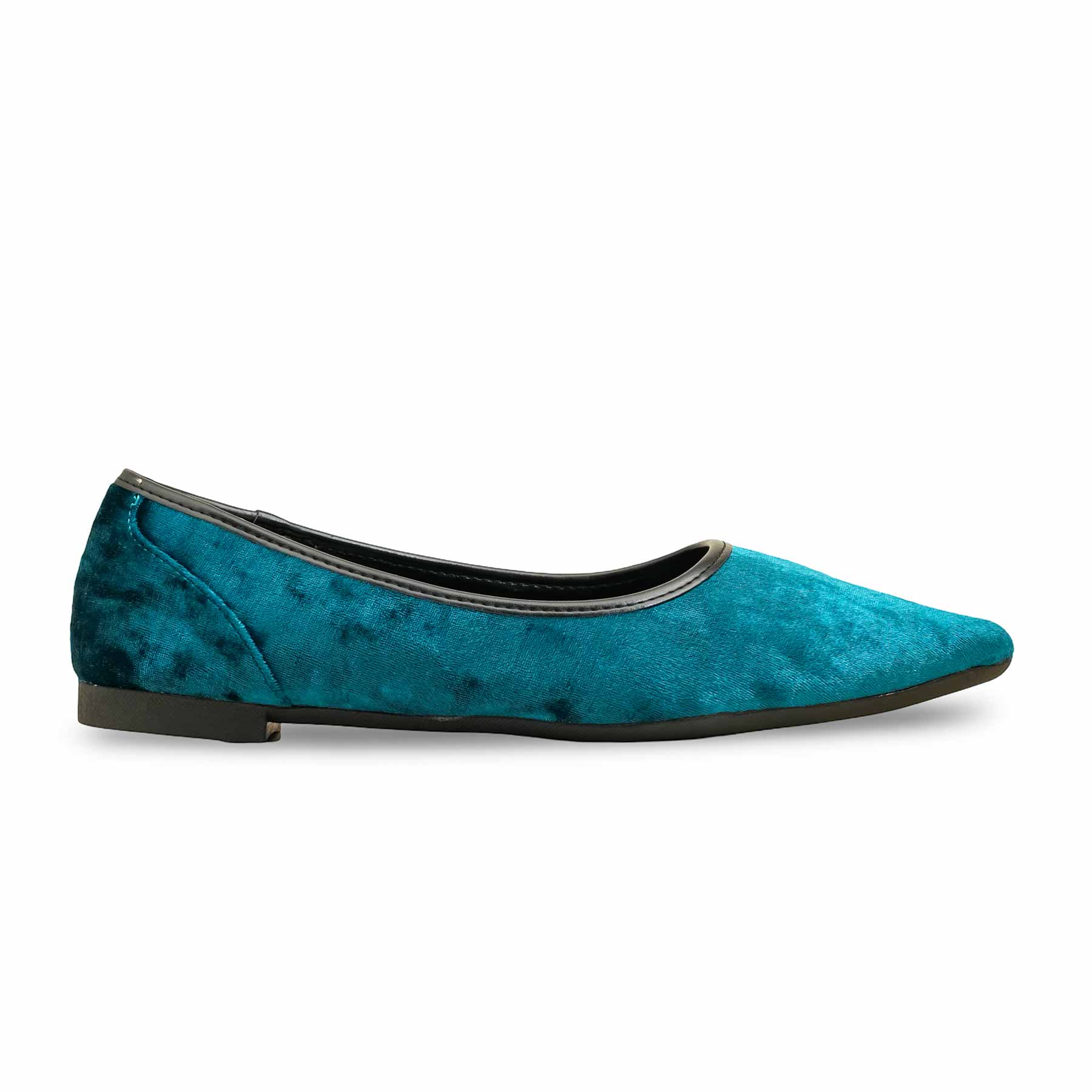 Teal Blue Pumps For Ladies WN1324 - Image 2