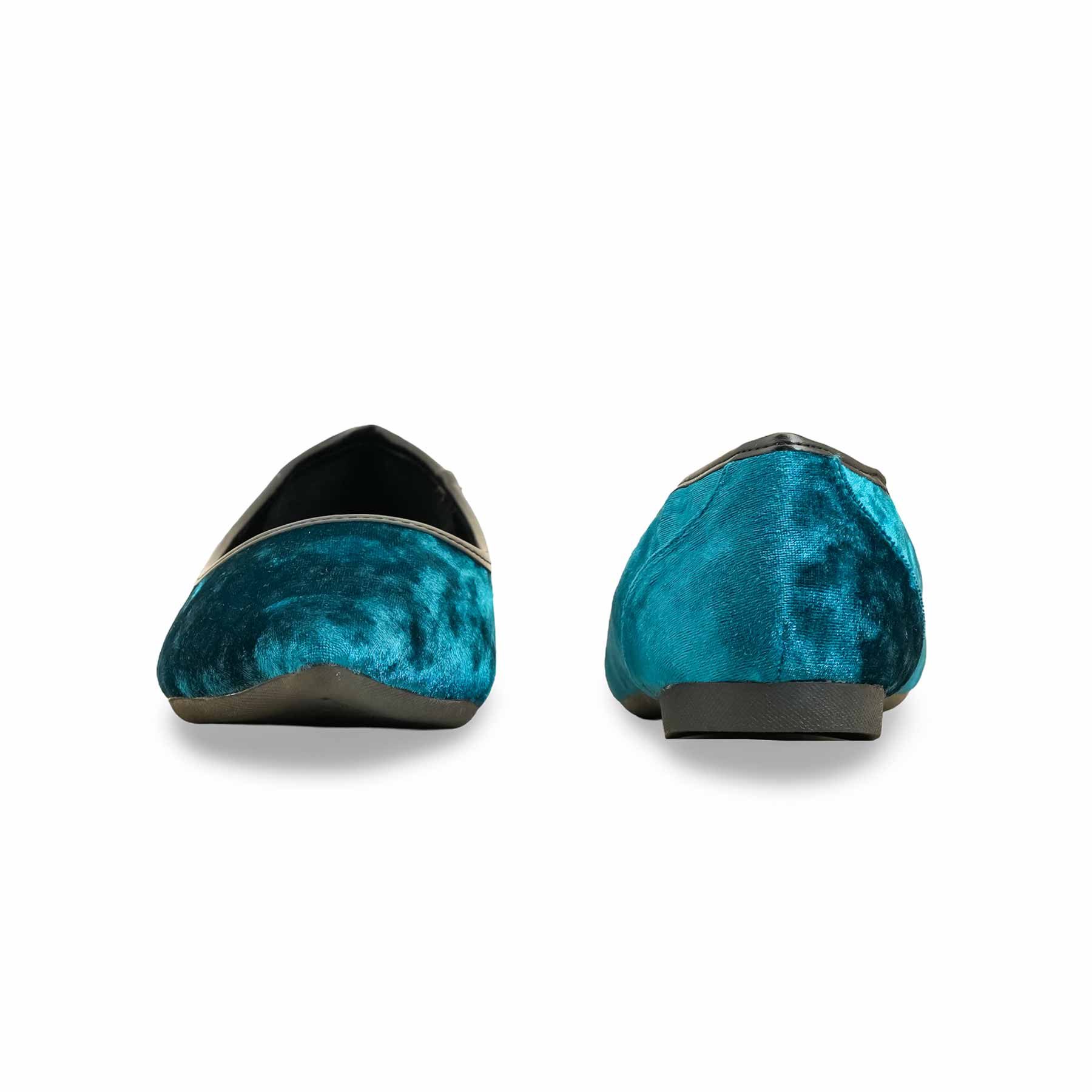 Teal Blue Pumps For Ladies WN1324 - Image 4