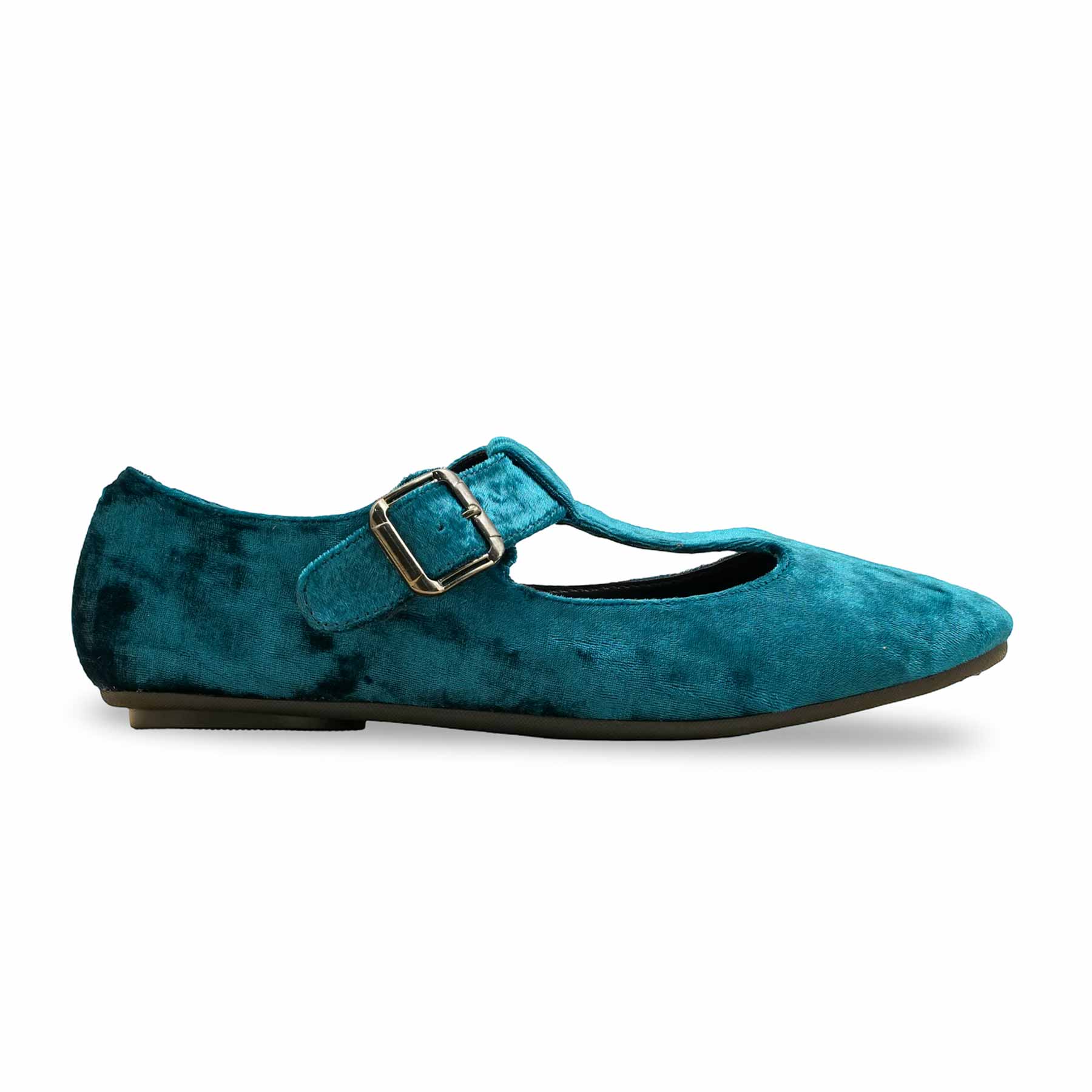 Teal Blue Pumps For Women WN1311 - Image 3