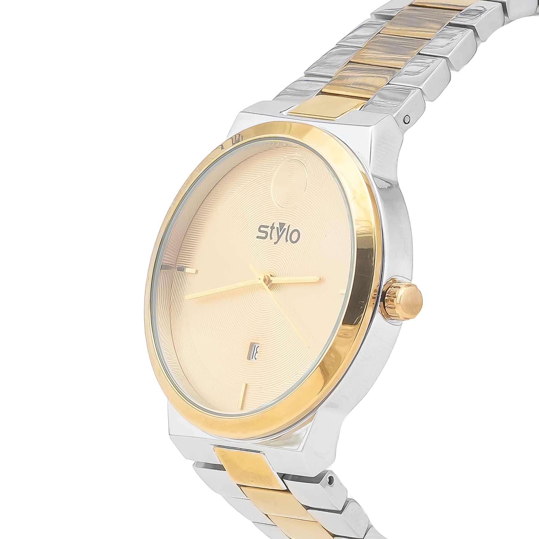 Two Tone Gents Watch J34113 - Image 4