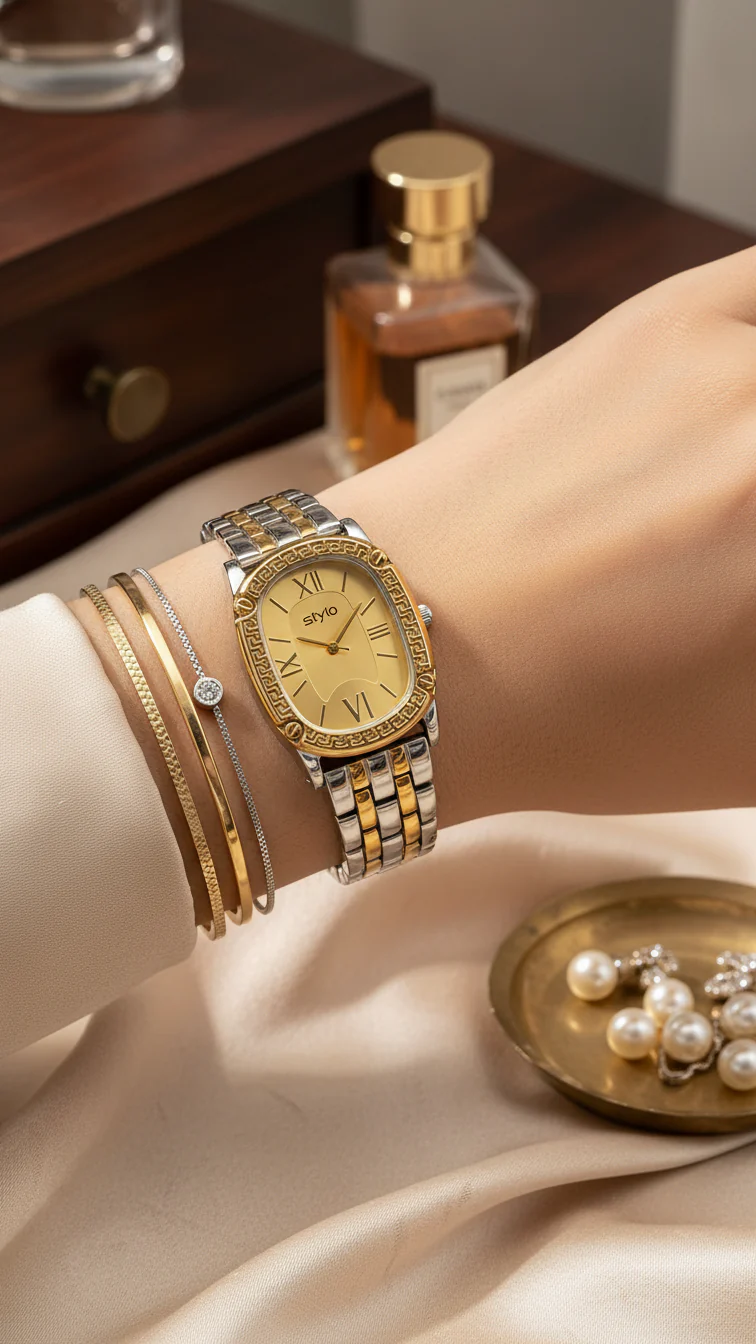 Two Tone Ladies Watch J34006