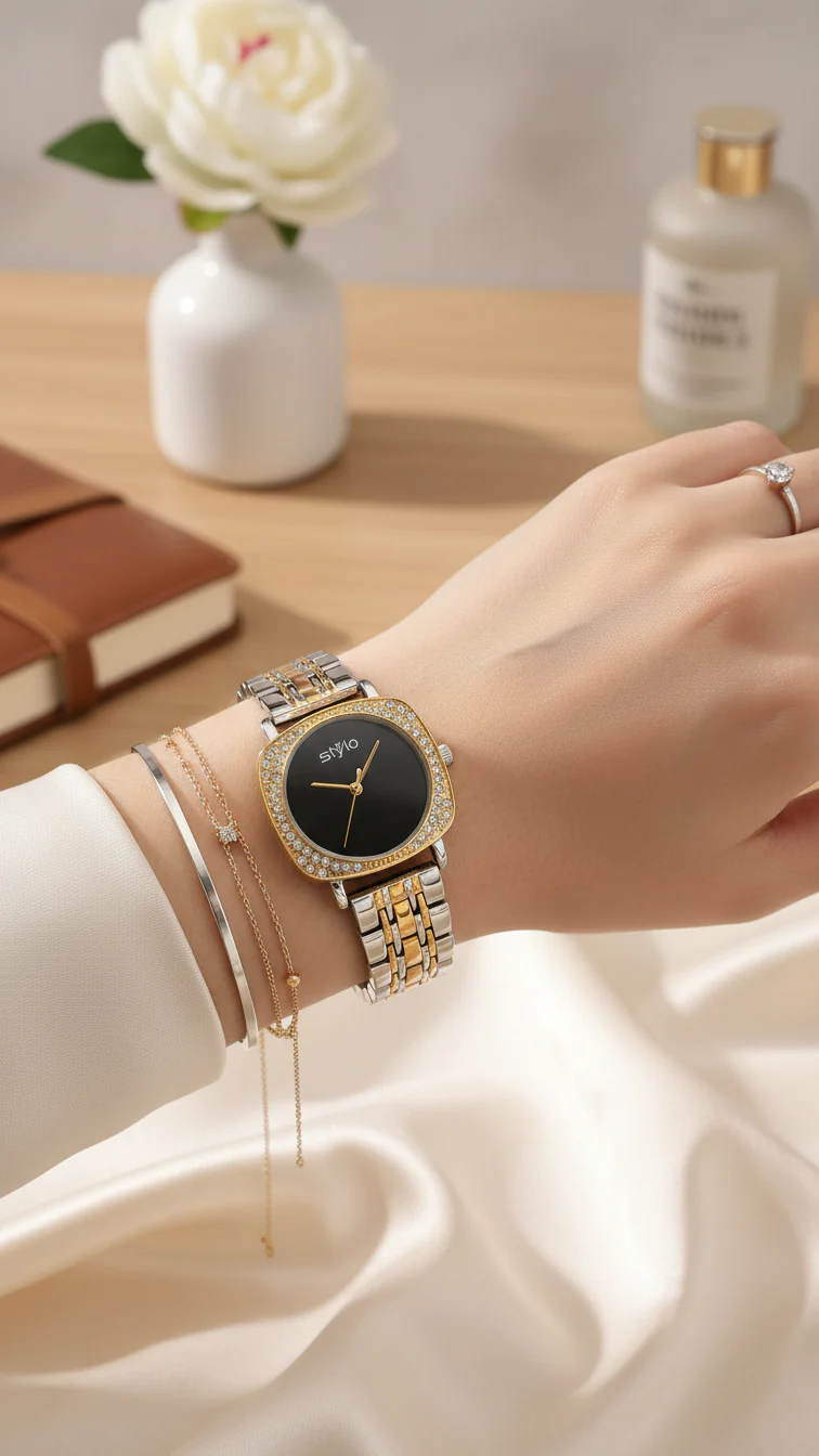 Two Tone Ladies Watch J34014